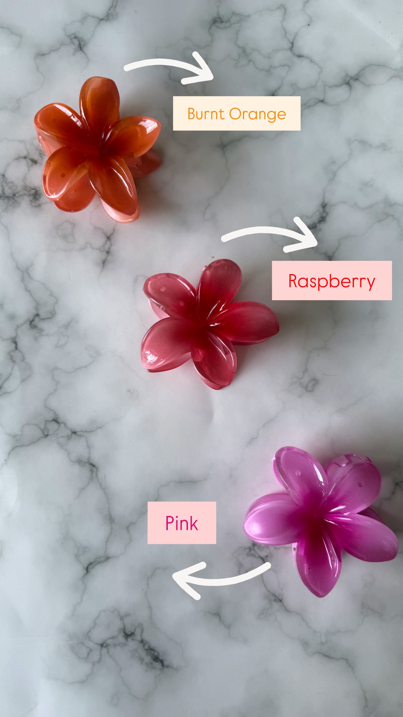 Summer Floral Hair Clips