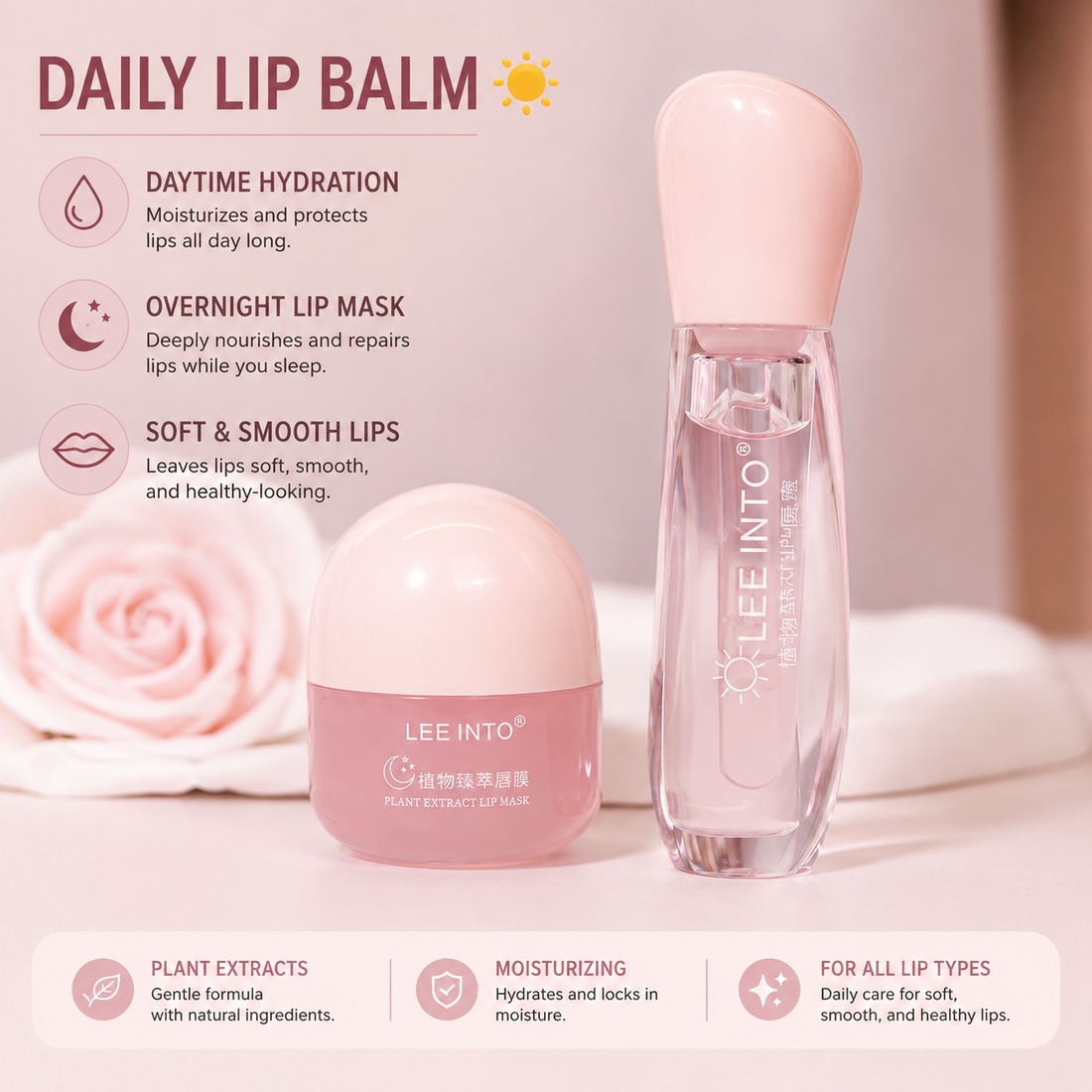 Love in Bloom Lip Therapy Set