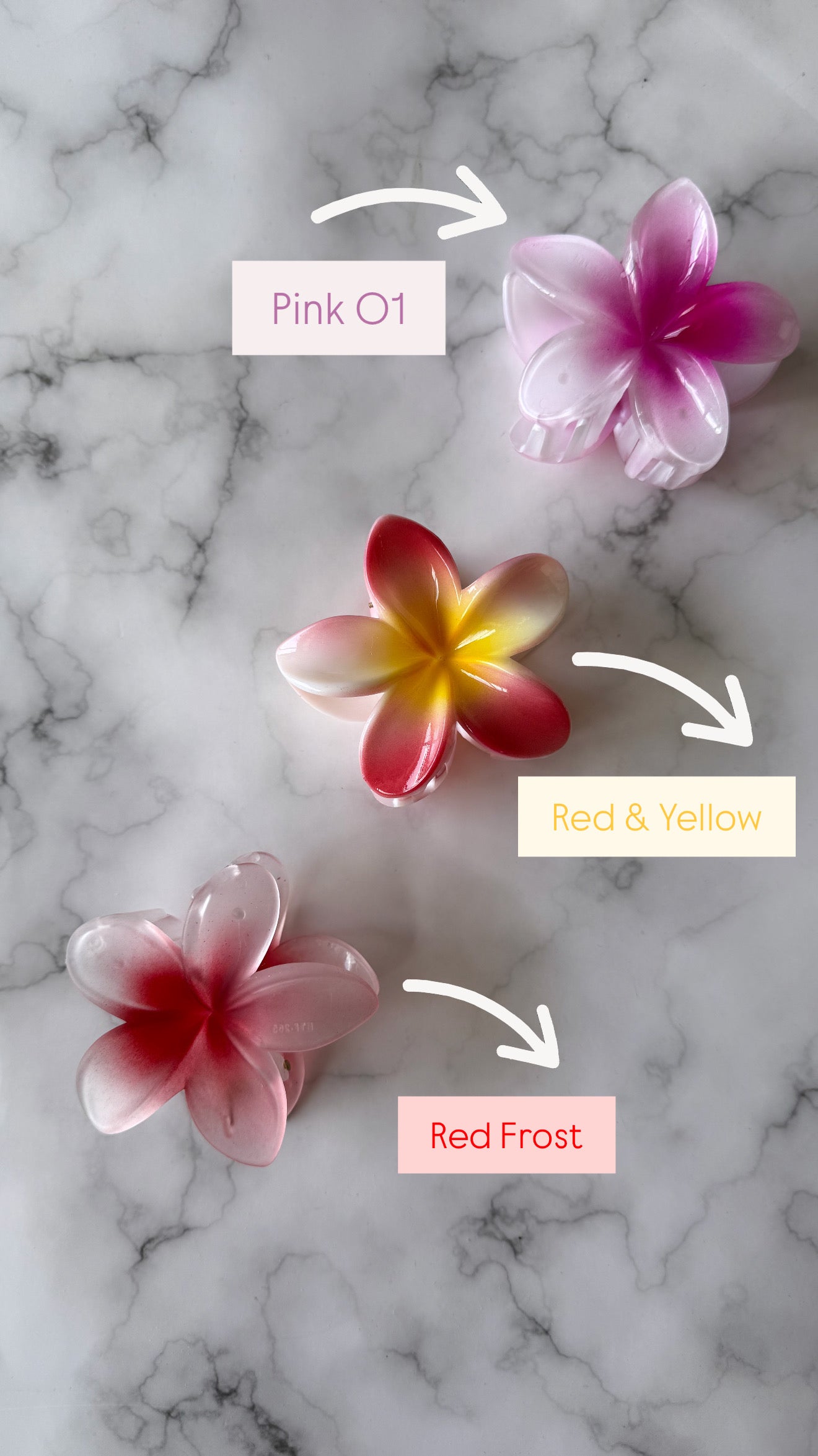 Summer Floral Hair Clips
