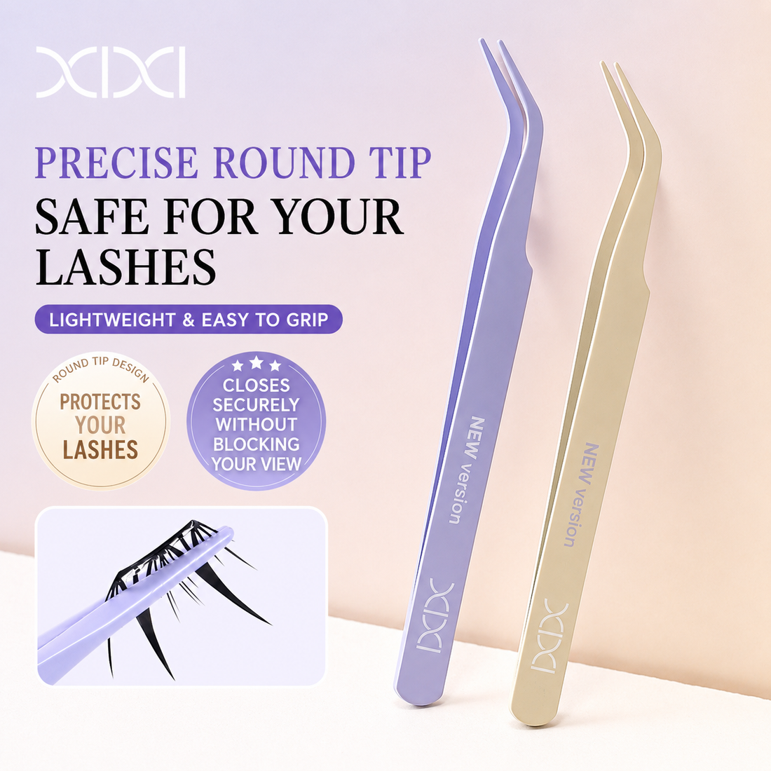 Flutter Lash Applicator Tweezers