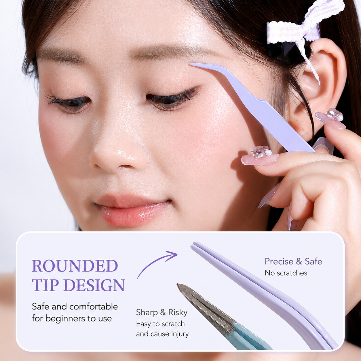 Flutter Lash Applicator Tweezers