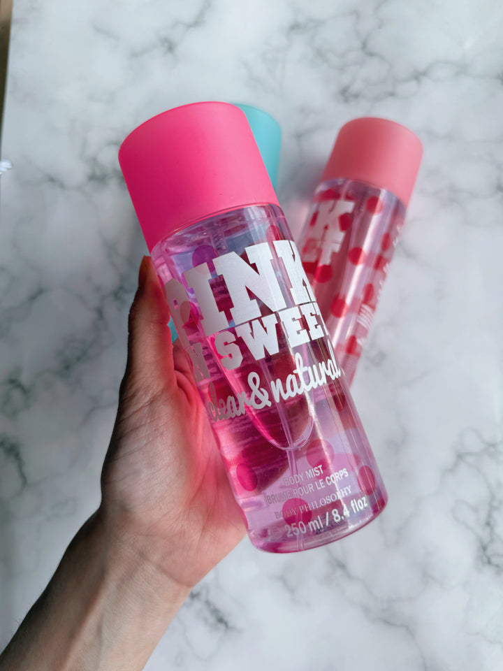 Pink In Sweet Body Mist – Clear & Natural