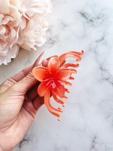Floral Hair Claw Clips