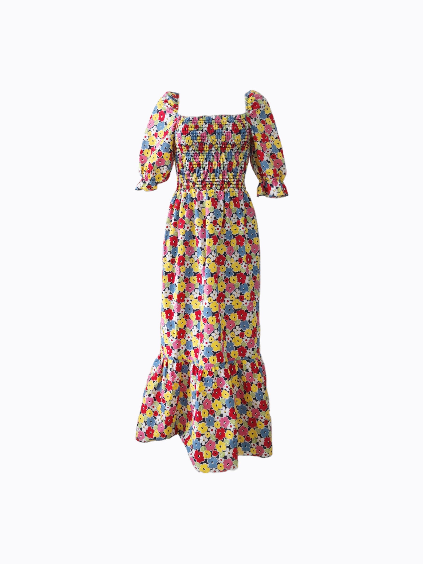 Erivel Dress Long Floral Cotton Small