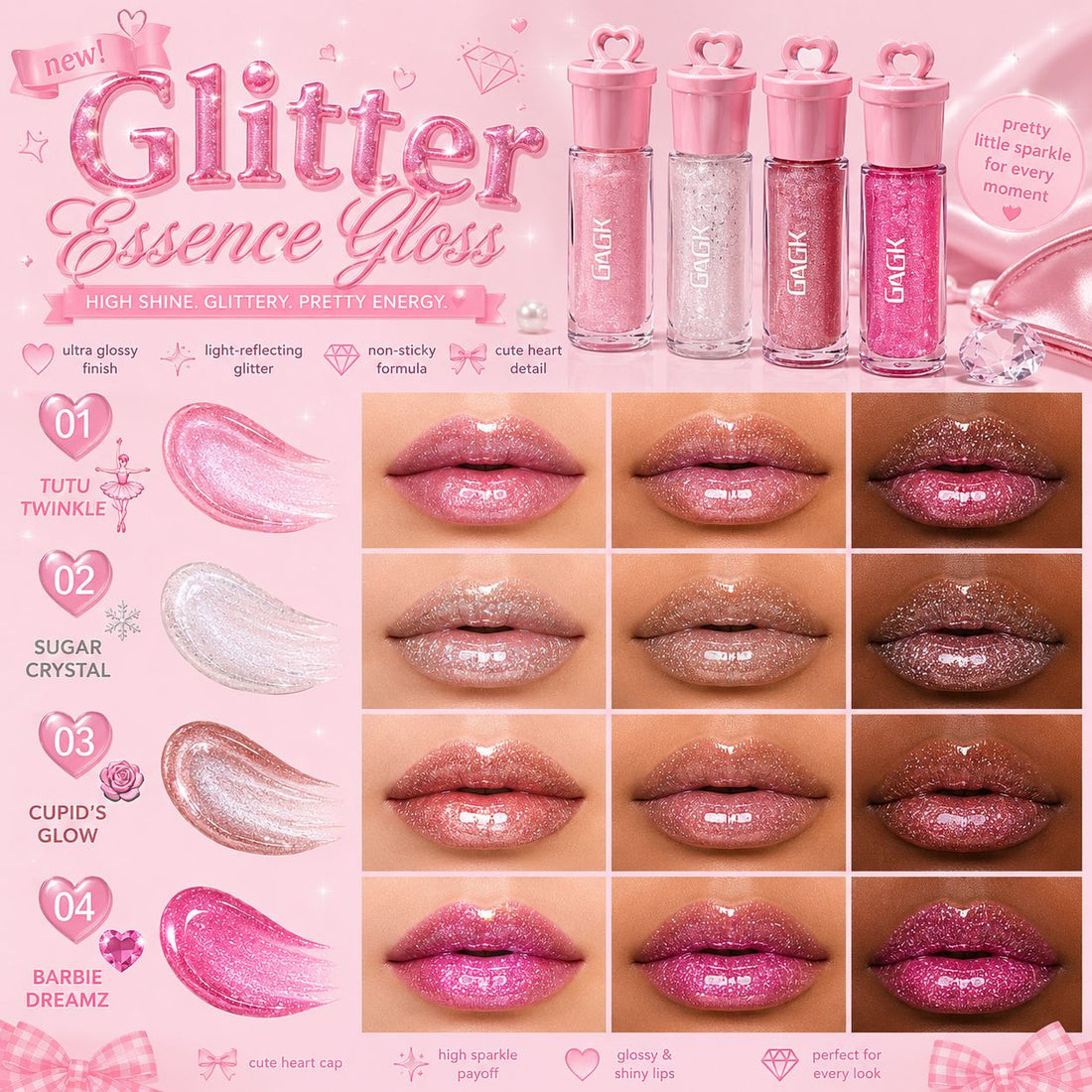 Glitter Essence Lip Glaze