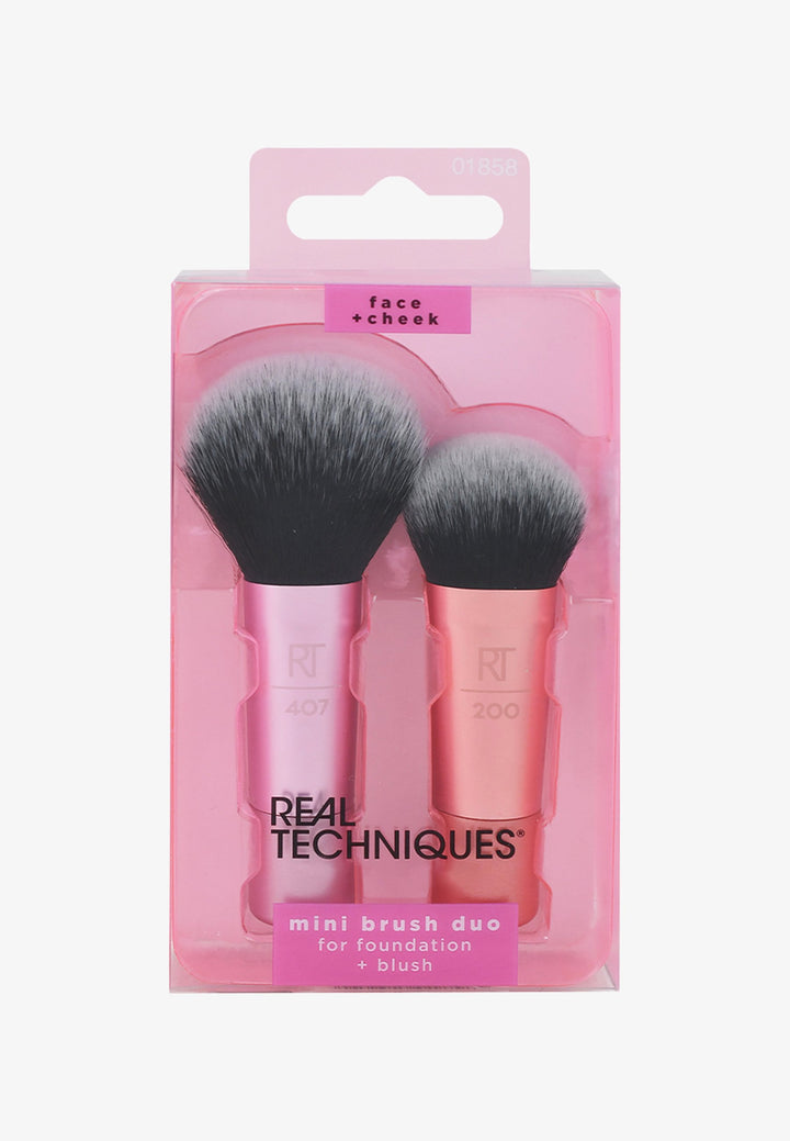 Real Techniques Face & Cheek Mini Brush Duo
