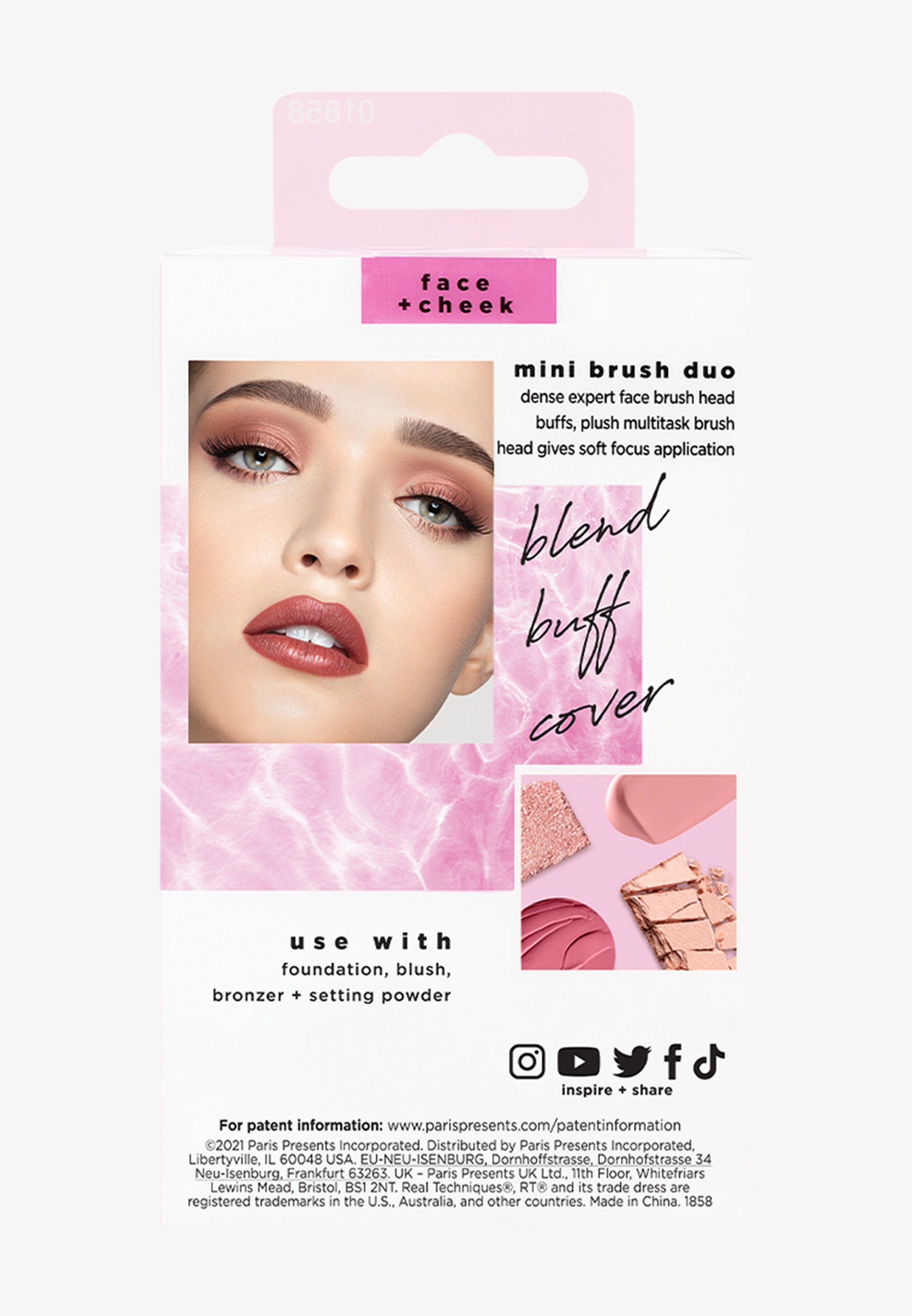 Real Techniques Face & Cheek Mini Brush Duo