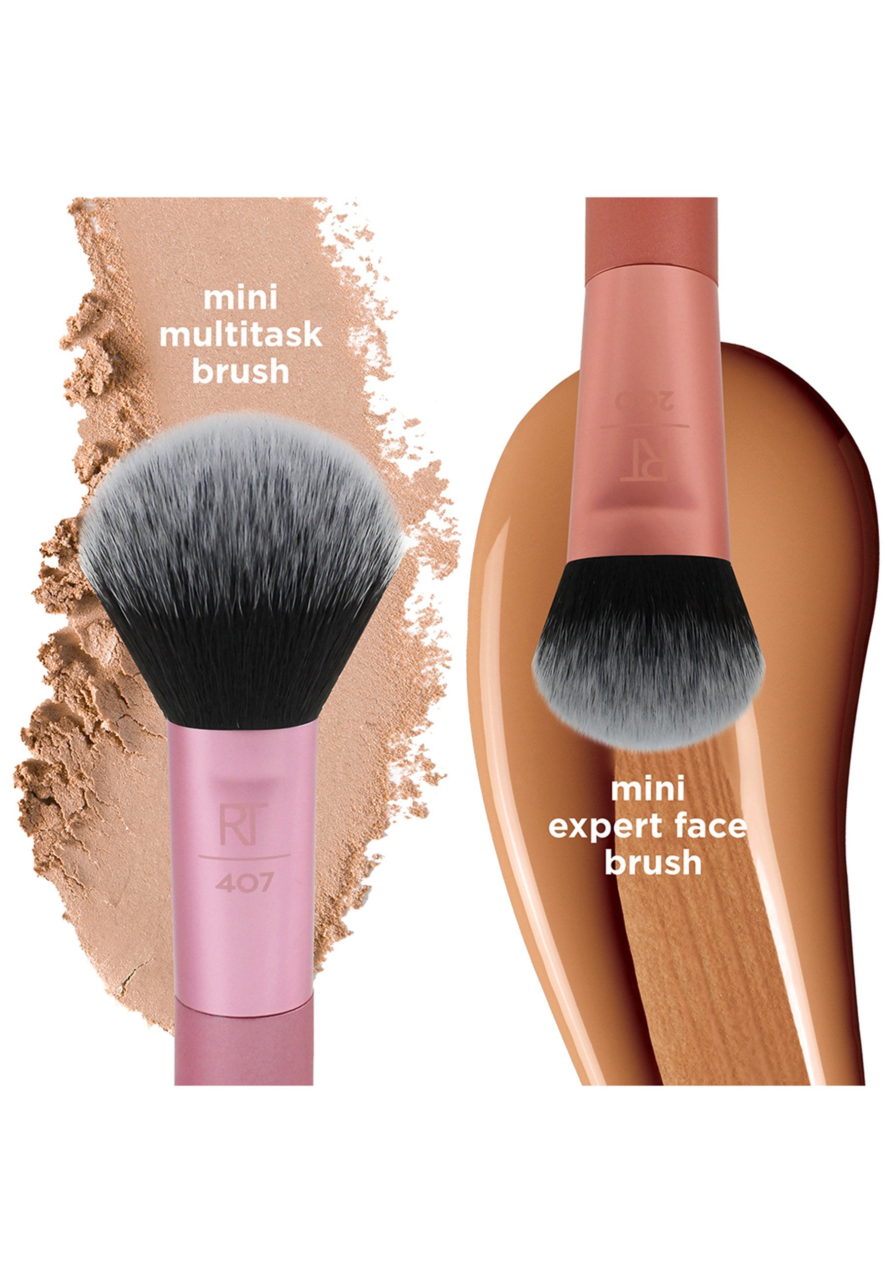 Real Techniques Face & Cheek Mini Brush Duo