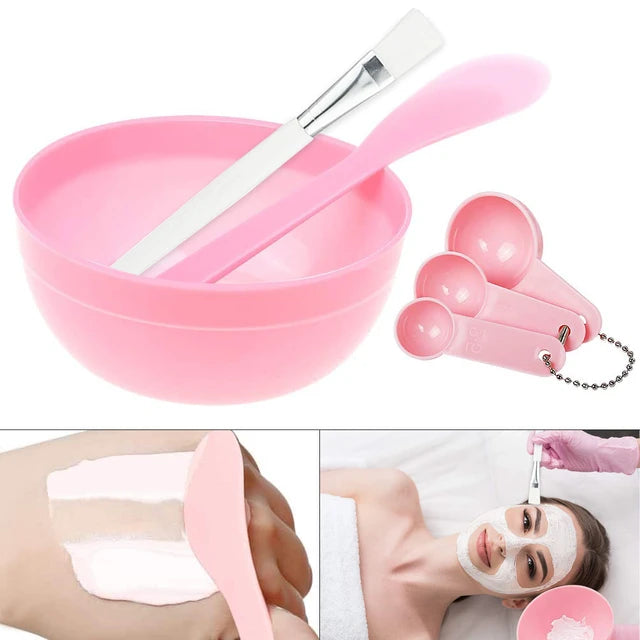 Skincare Mixing Bowl & Spoons Set