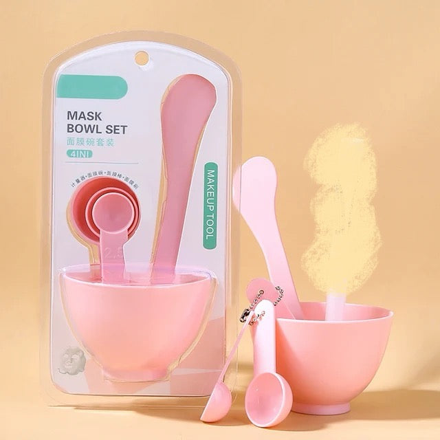 Skincare Mixing Bowl & Spoons Set
