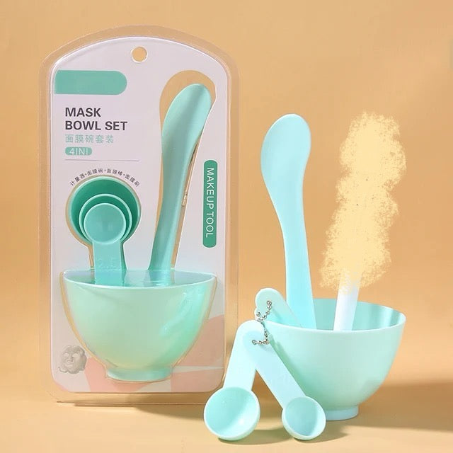 Skincare Mixing Bowl & Spoons Set