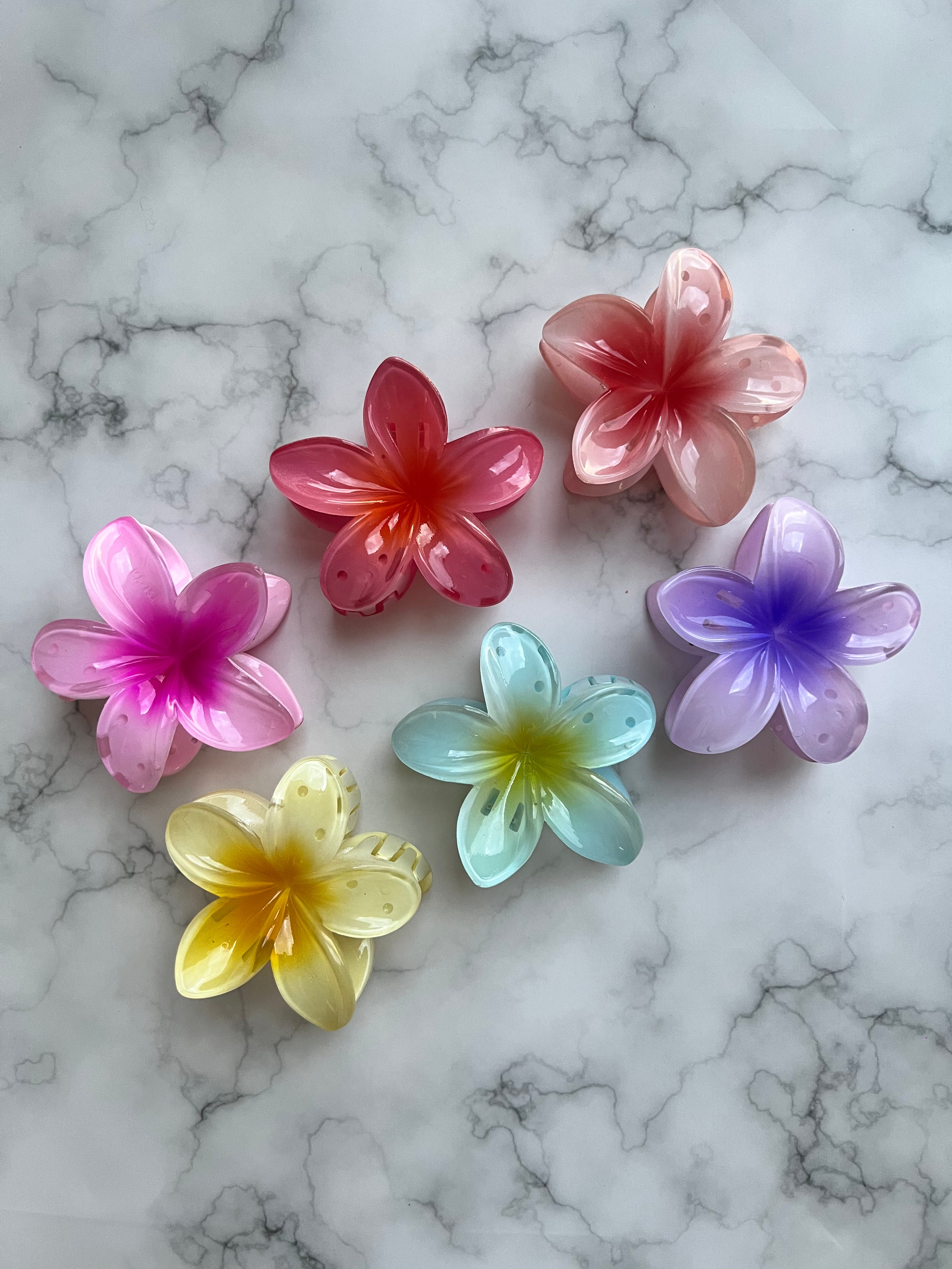 Floral Hair Clips Hawaii