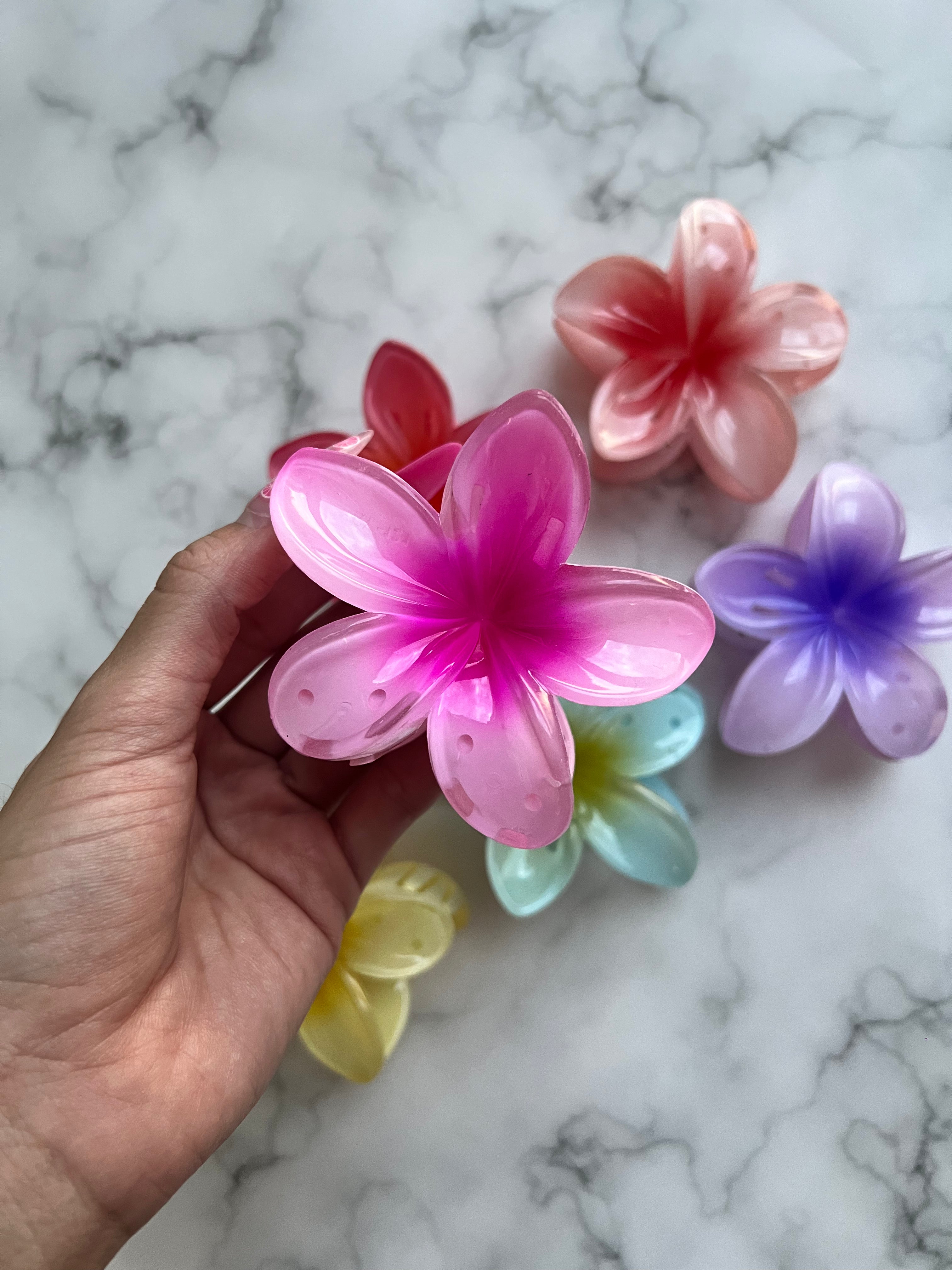 Floral Hair Clips Hawaii