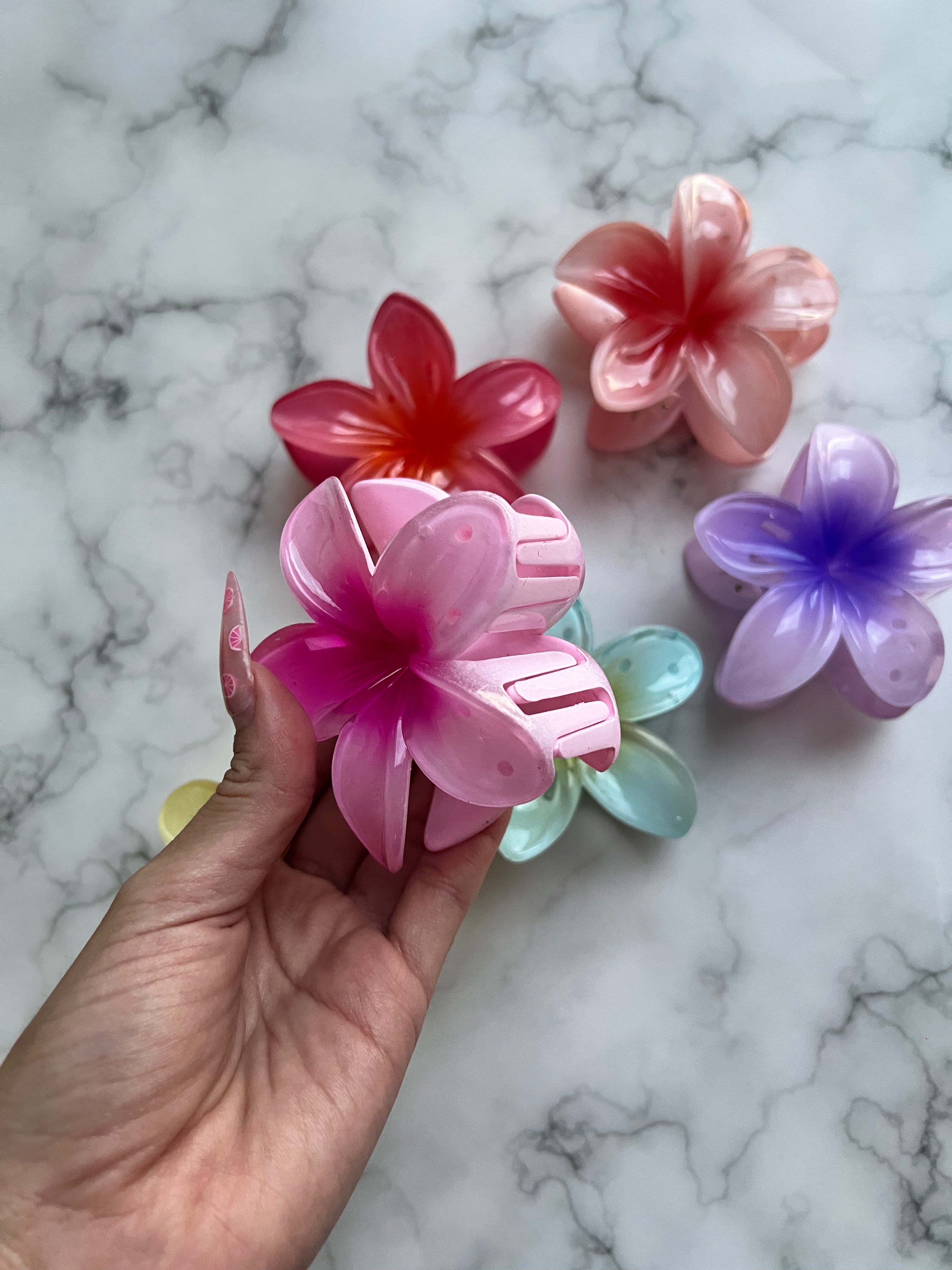 Floral Hair Clips Hawaii