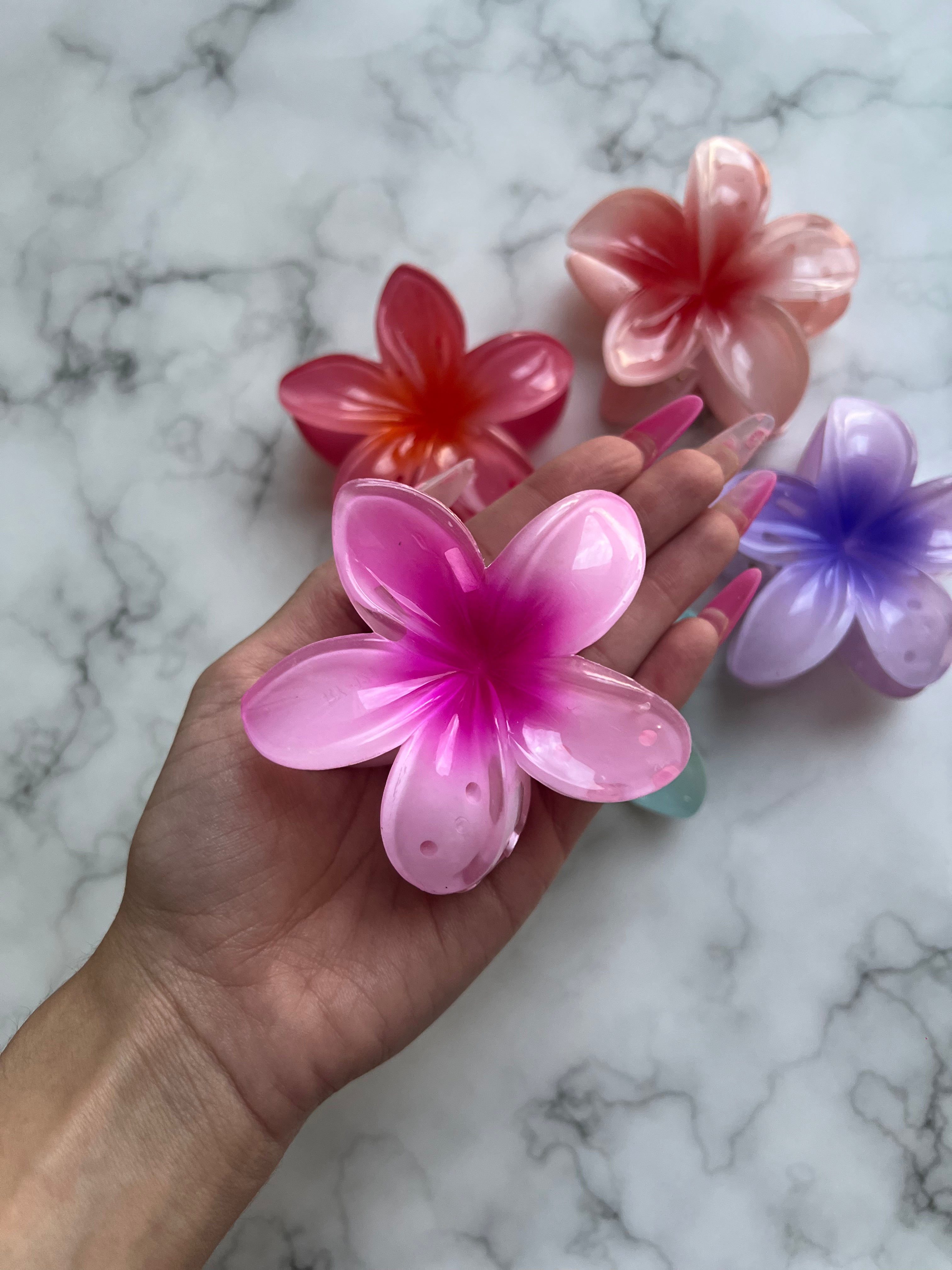 Floral Hair Clips Hawaii