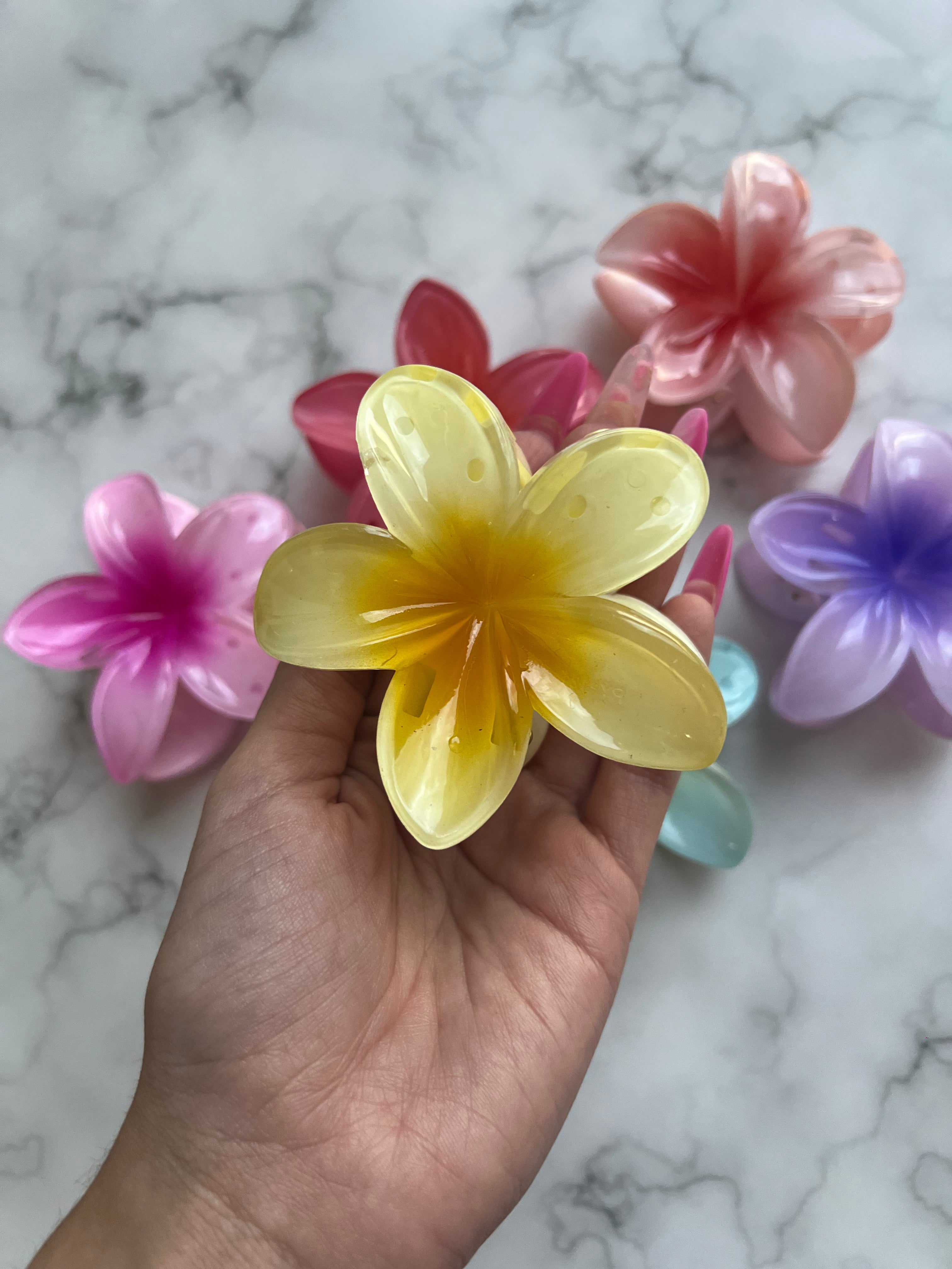 Floral Hair Clips Hawaii