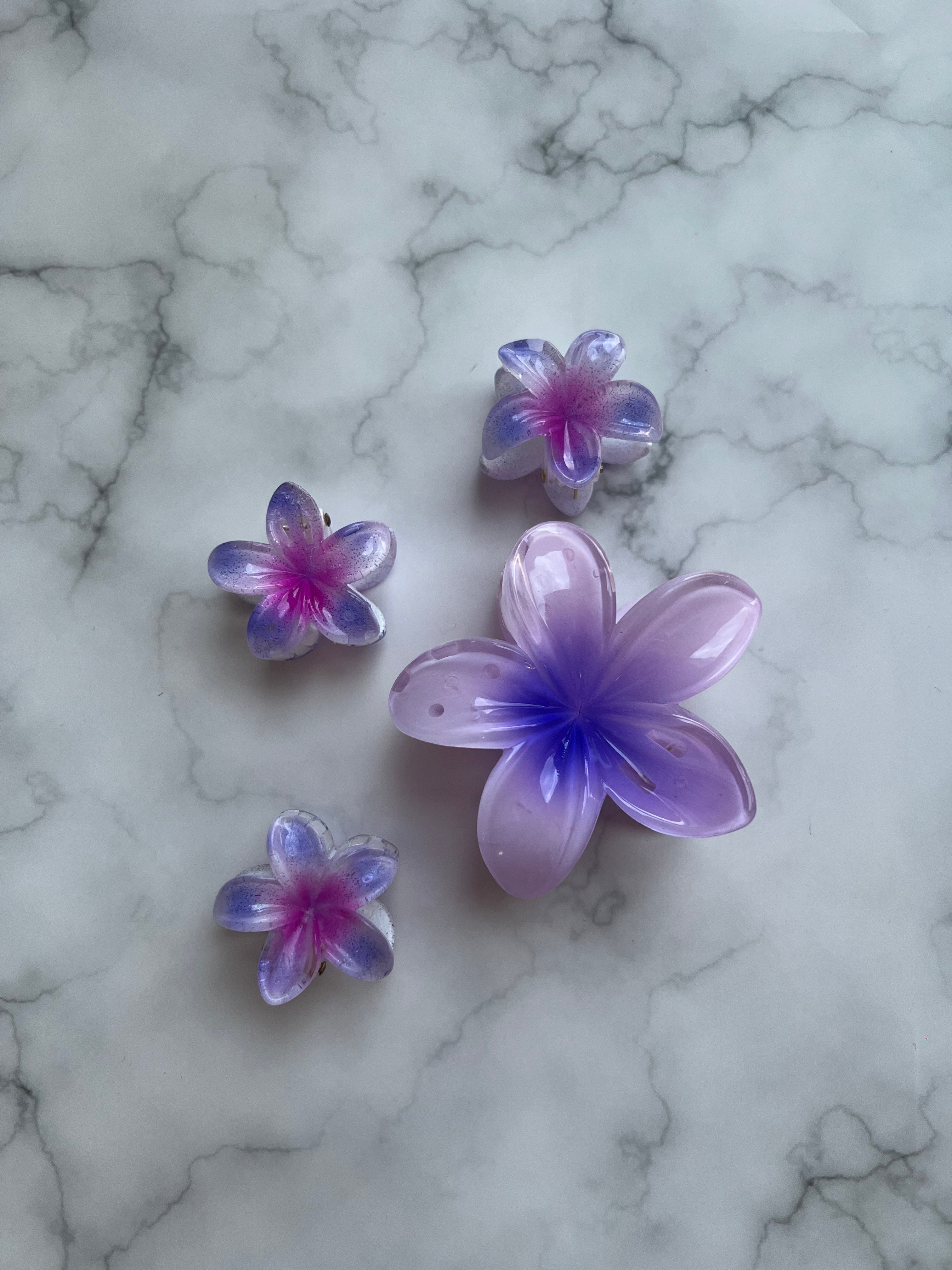 Floral Hair Clips Hawaii