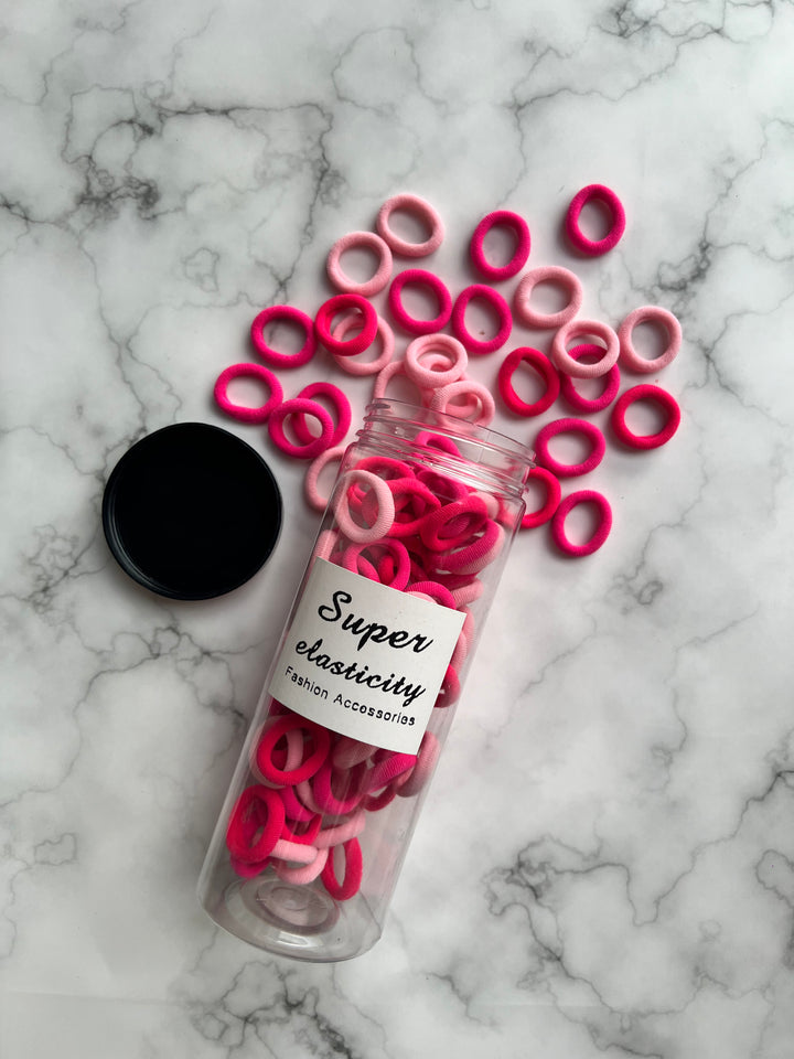 Hair Elastics Jar