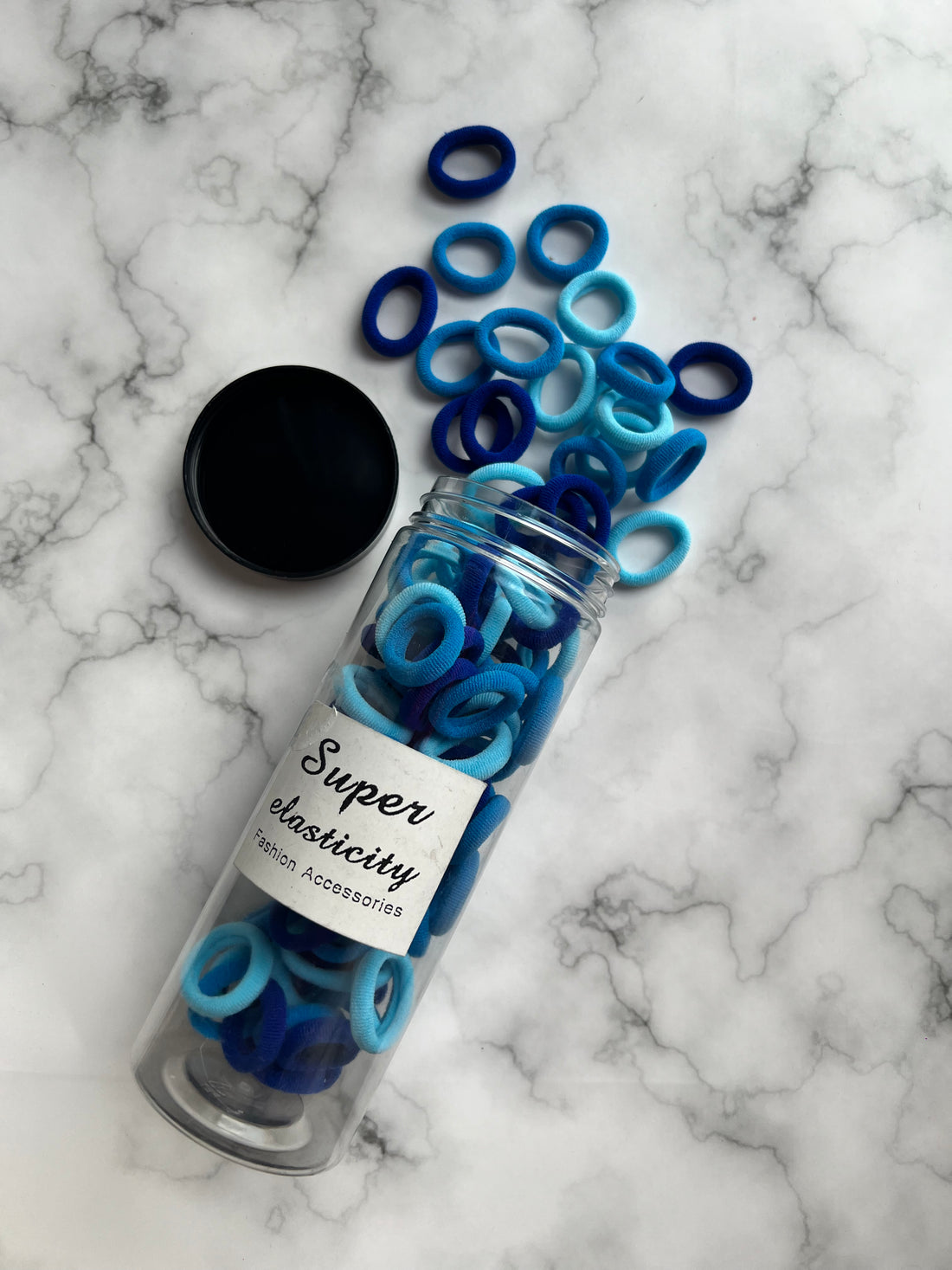 Hair Elastics Jar