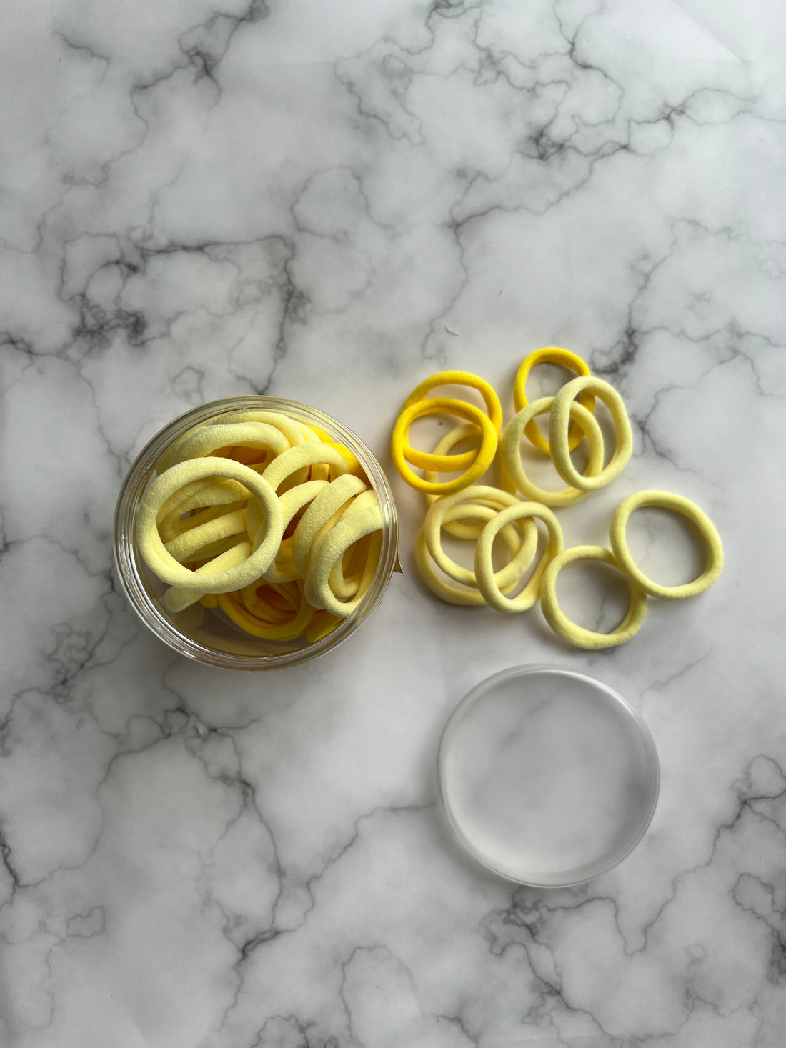Hair Elastics Jar