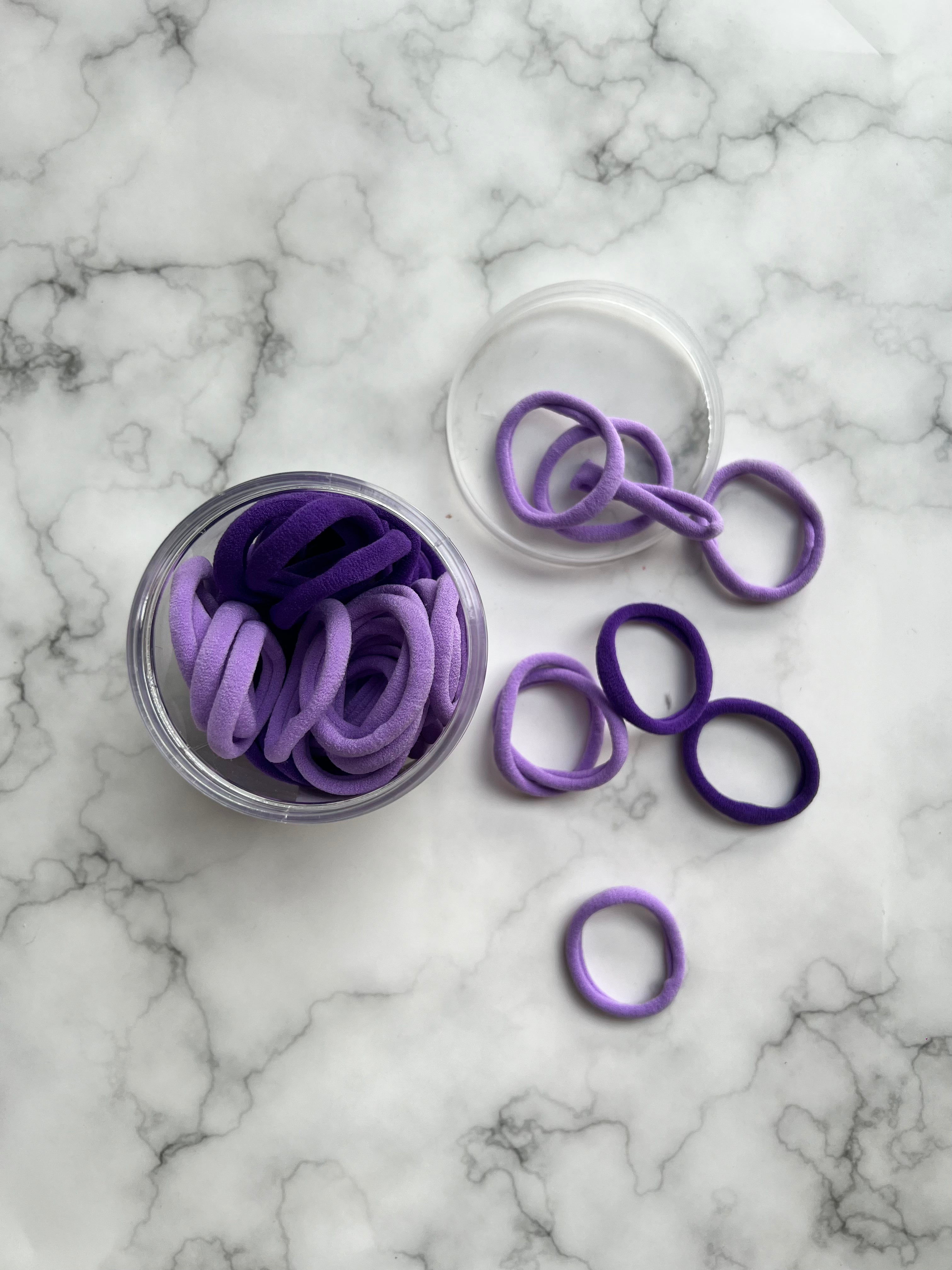 Hair Elastics Jar