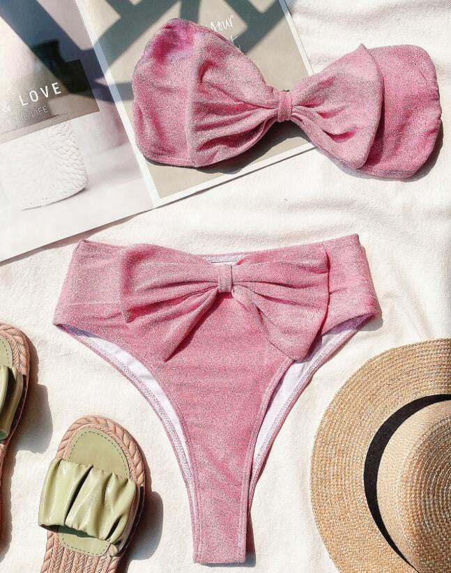 Pink swim set