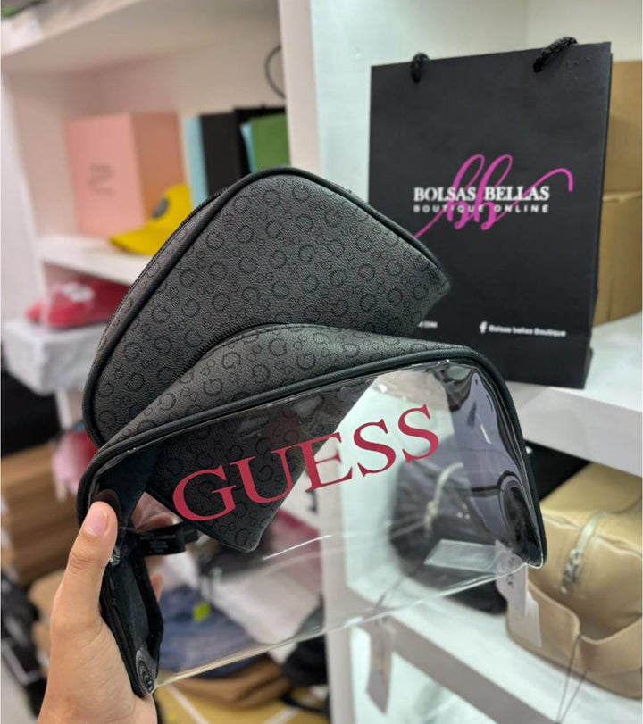Guess Travel Bag Coal Junction Double