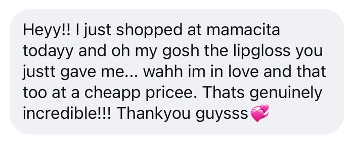 Customer review screenshot