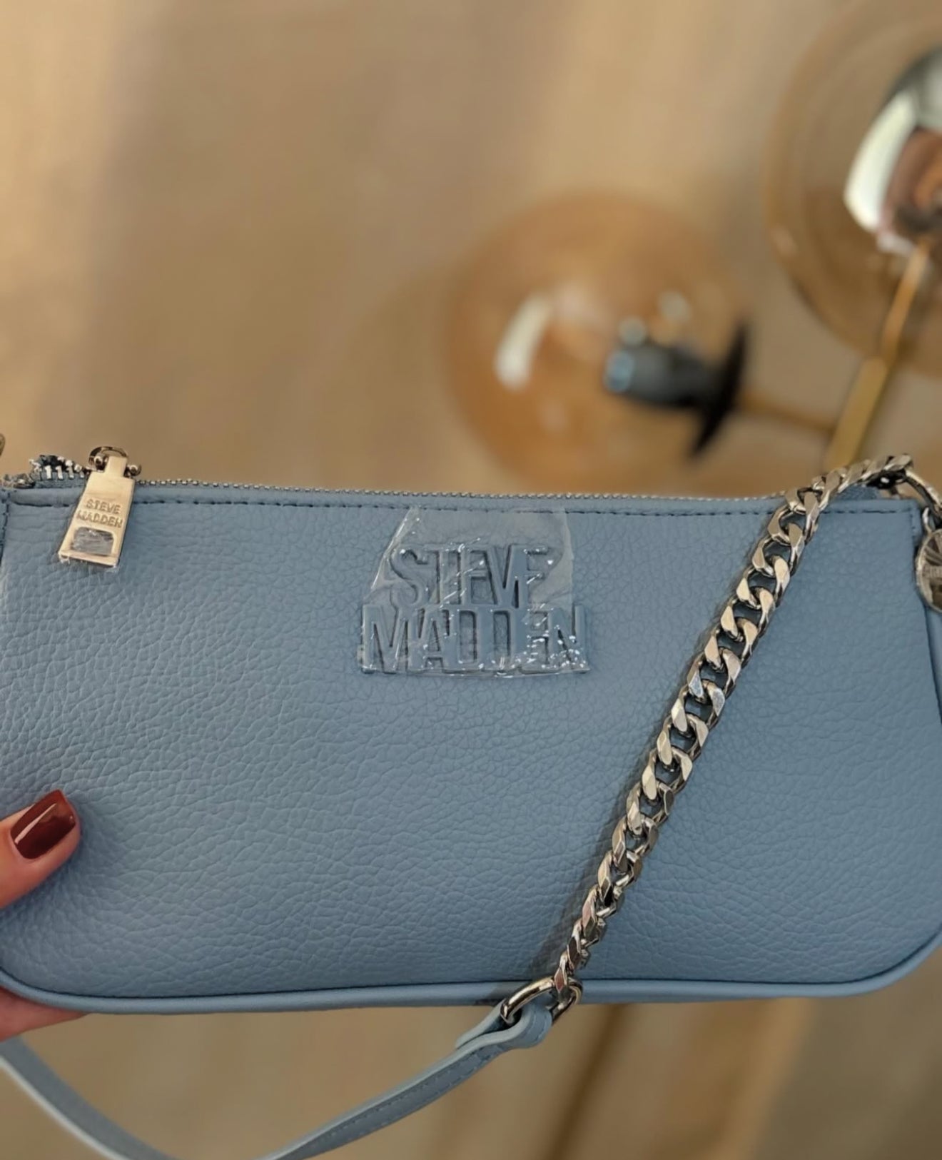 Steve Madden Bhayley Blue Mini Shoulder Bag