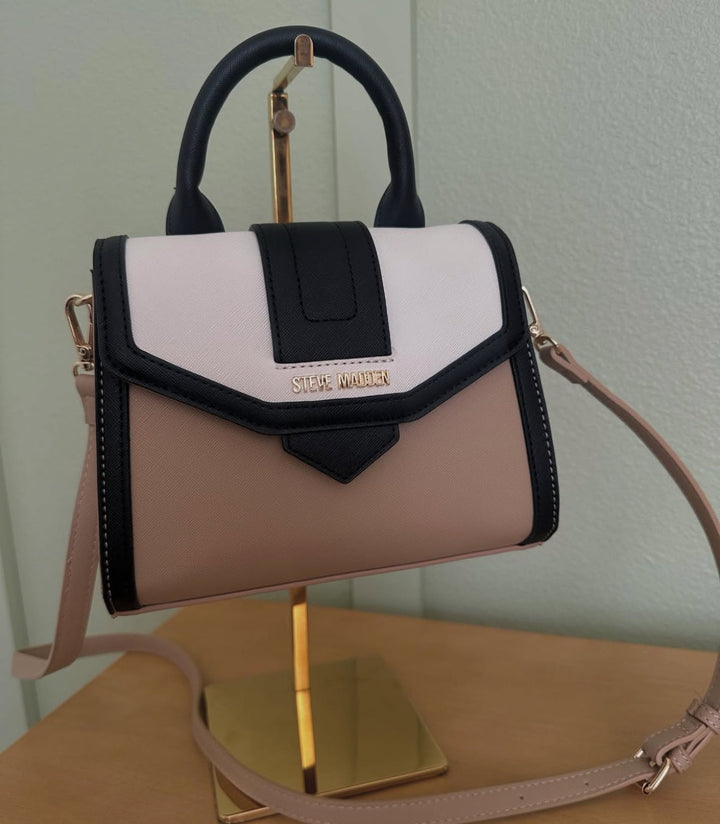 Steve Madden Baubriel Black Nude Shoulder Bag