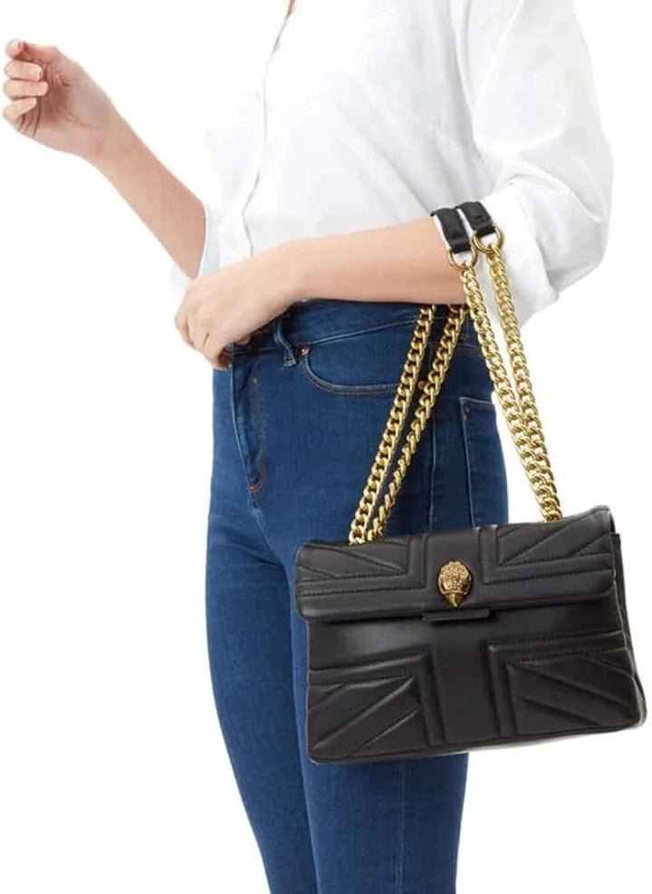Kurt Geiger Large Black Logo Crossbody