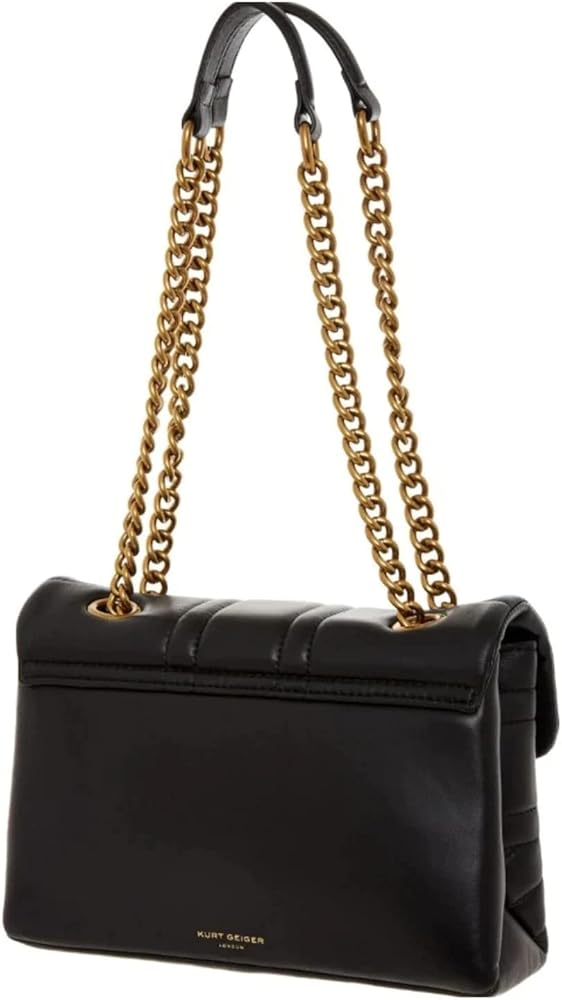 Kurt Geiger Large Black Logo Crossbody