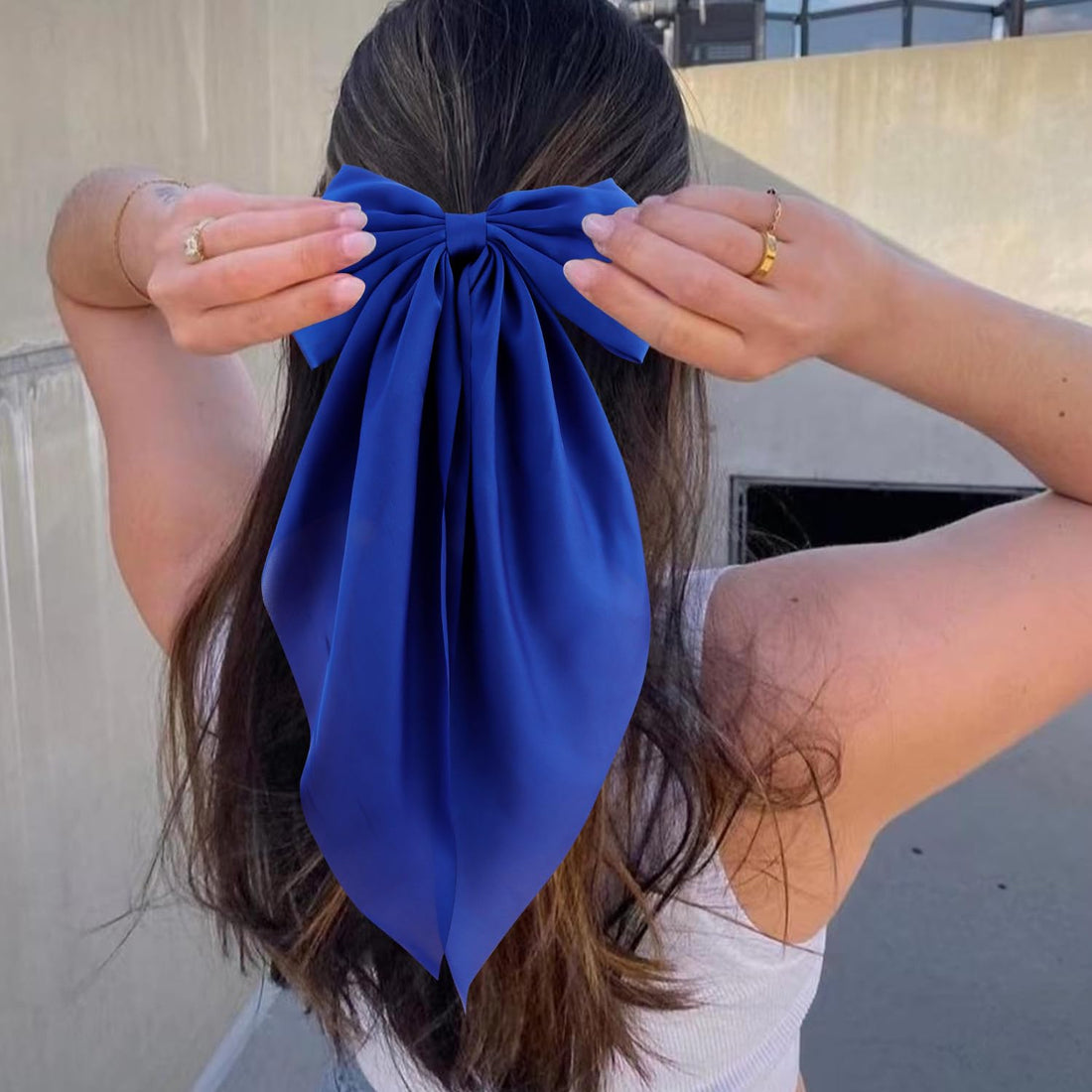 Silk Hair Bow