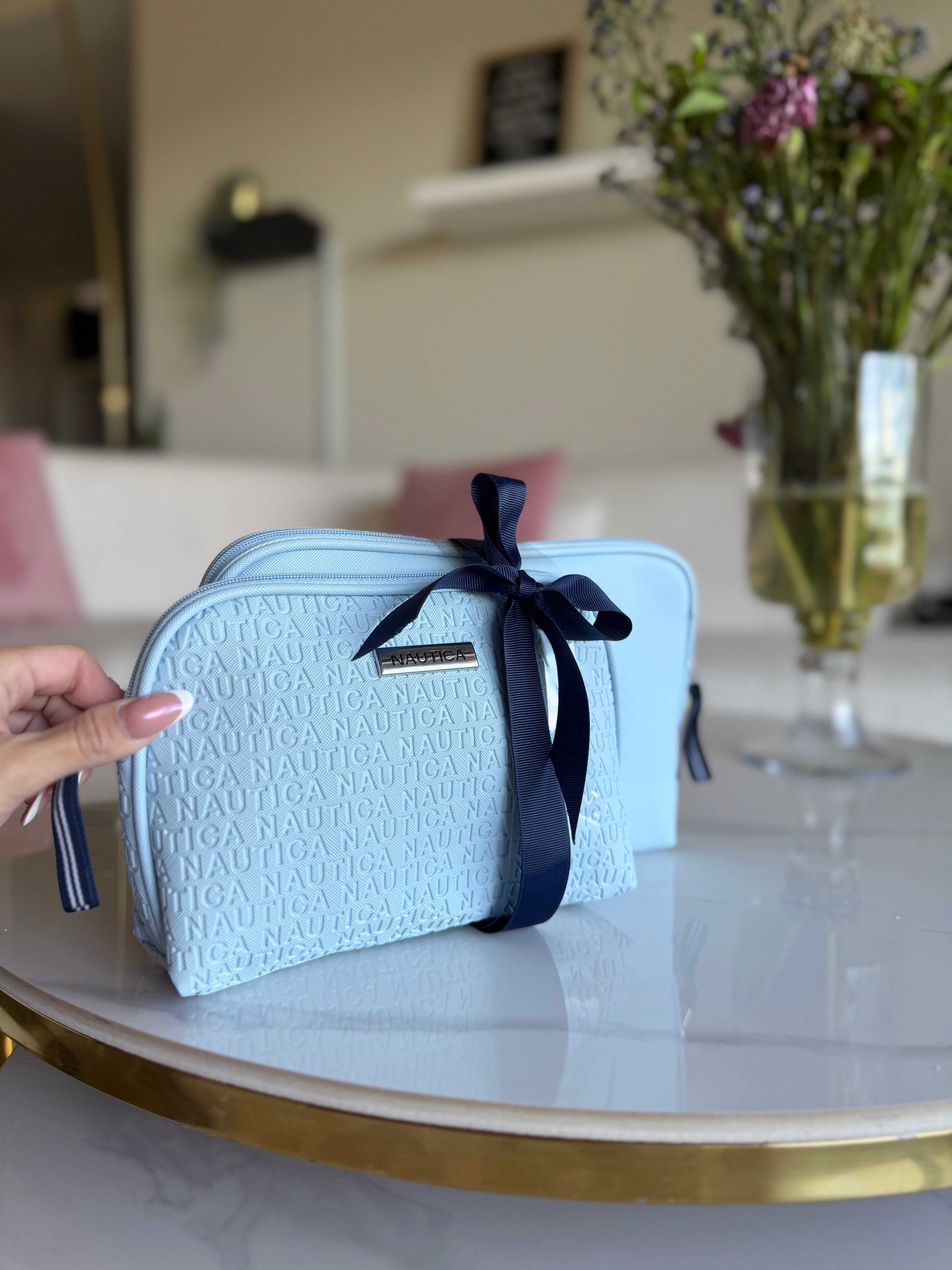 Nautica Wanderlust Embossed 2pc Travel Set