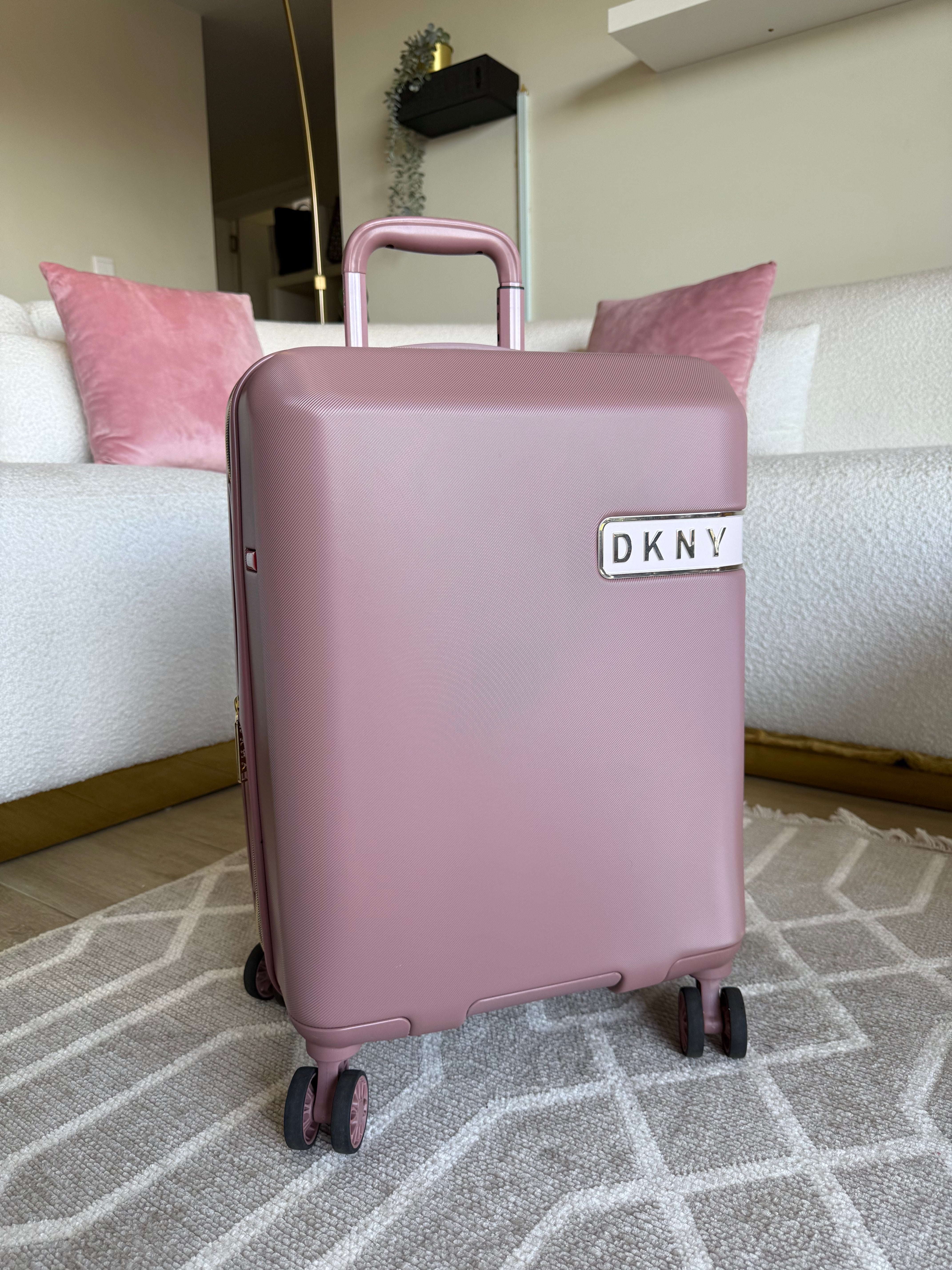 DKNY Carry On Suitcase Dusty Rose