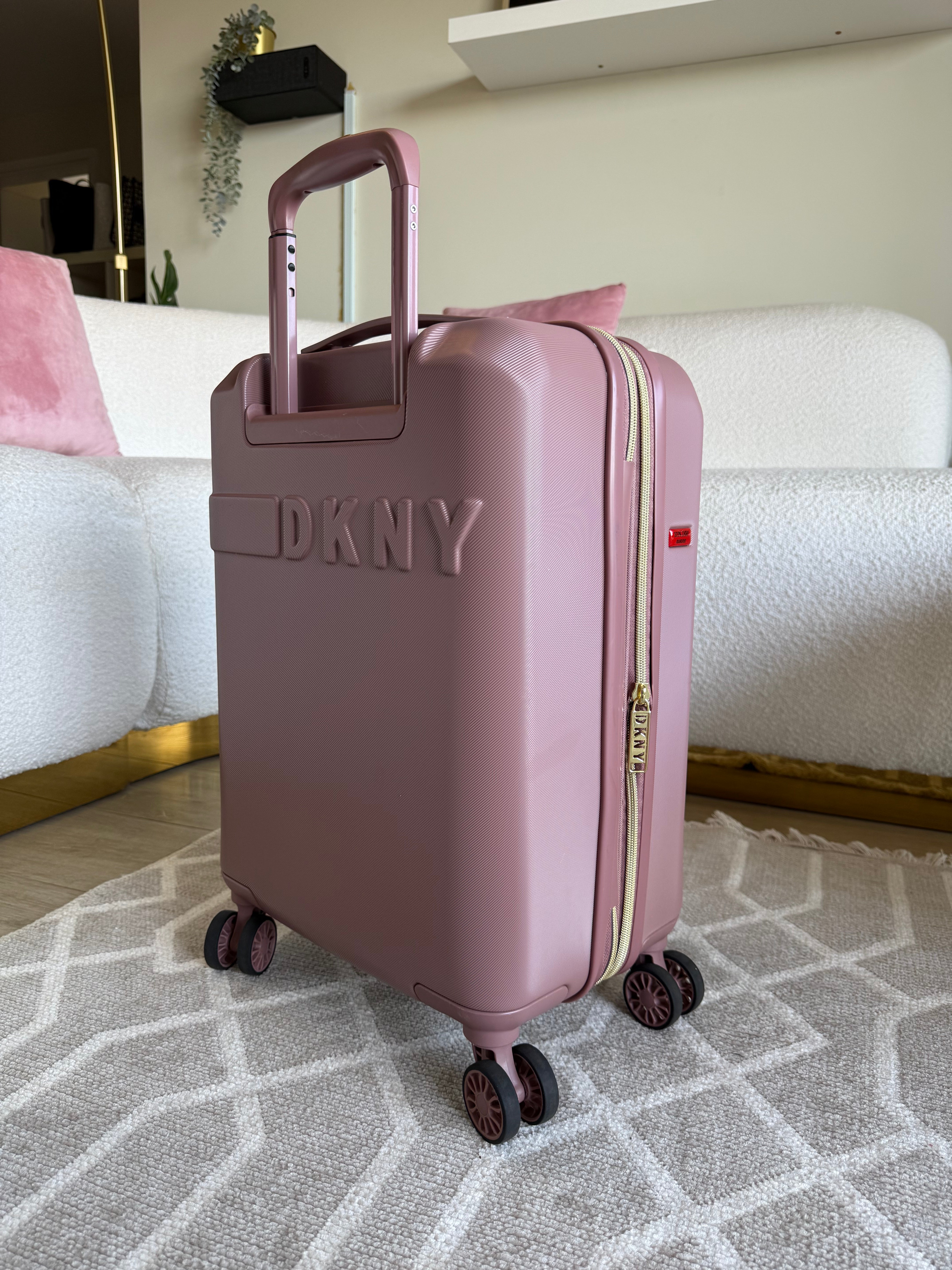 DKNY Carry On Suitcase Dusty Rose