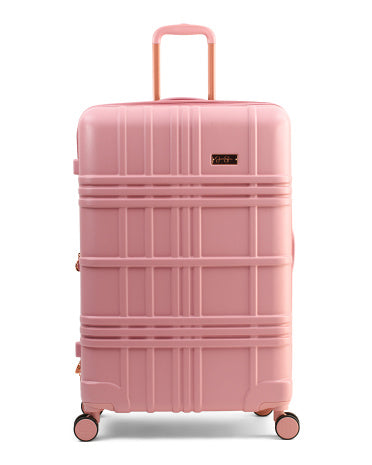 Jessica Simpson Checked Suitcase Bubblegum Pink