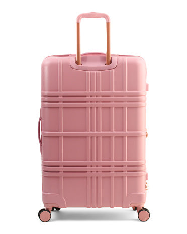 Jessica Simpson Checked Suitcase Bubblegum Pink