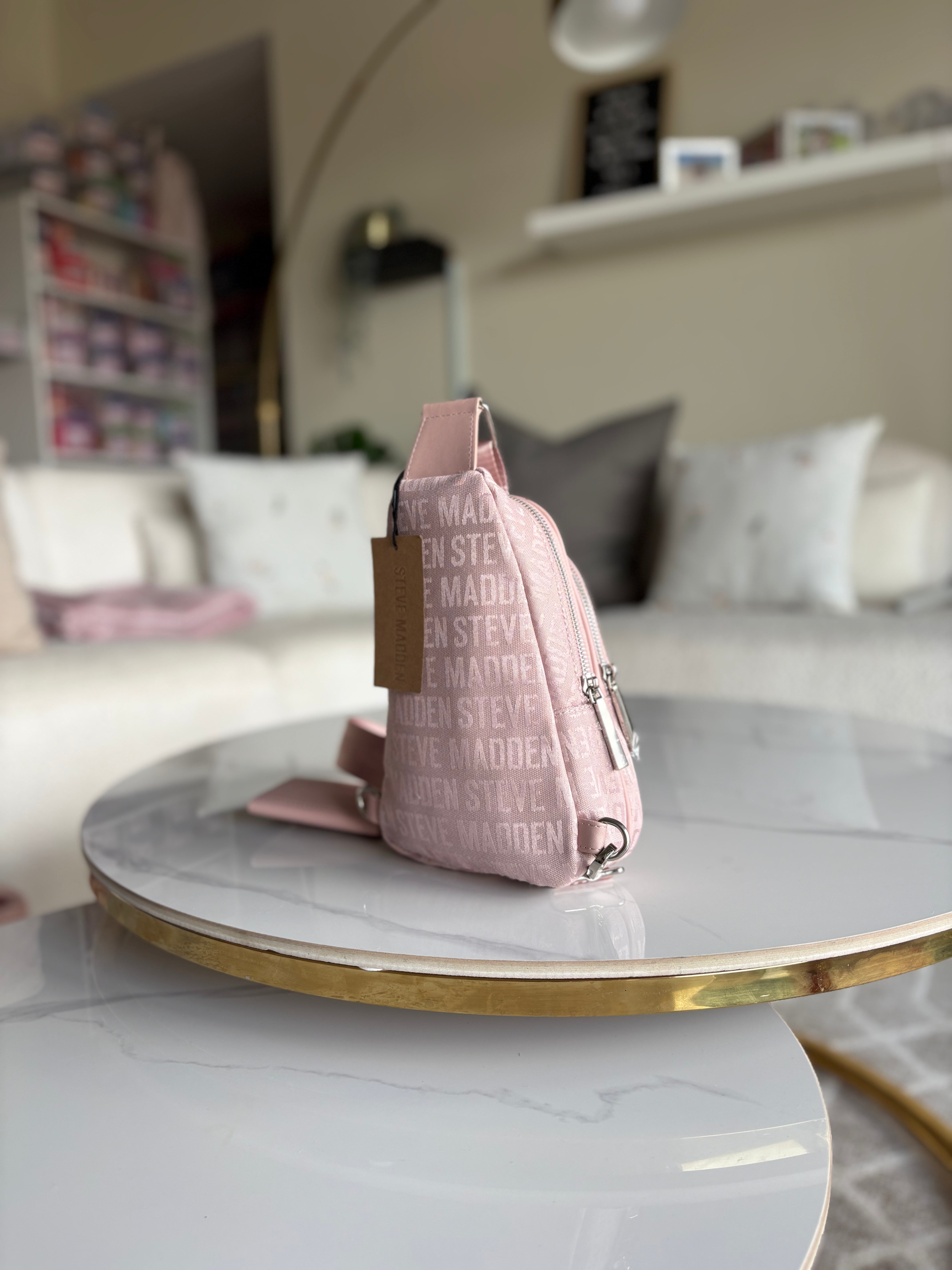 Steve Madden Blush Jacquard Side Bag