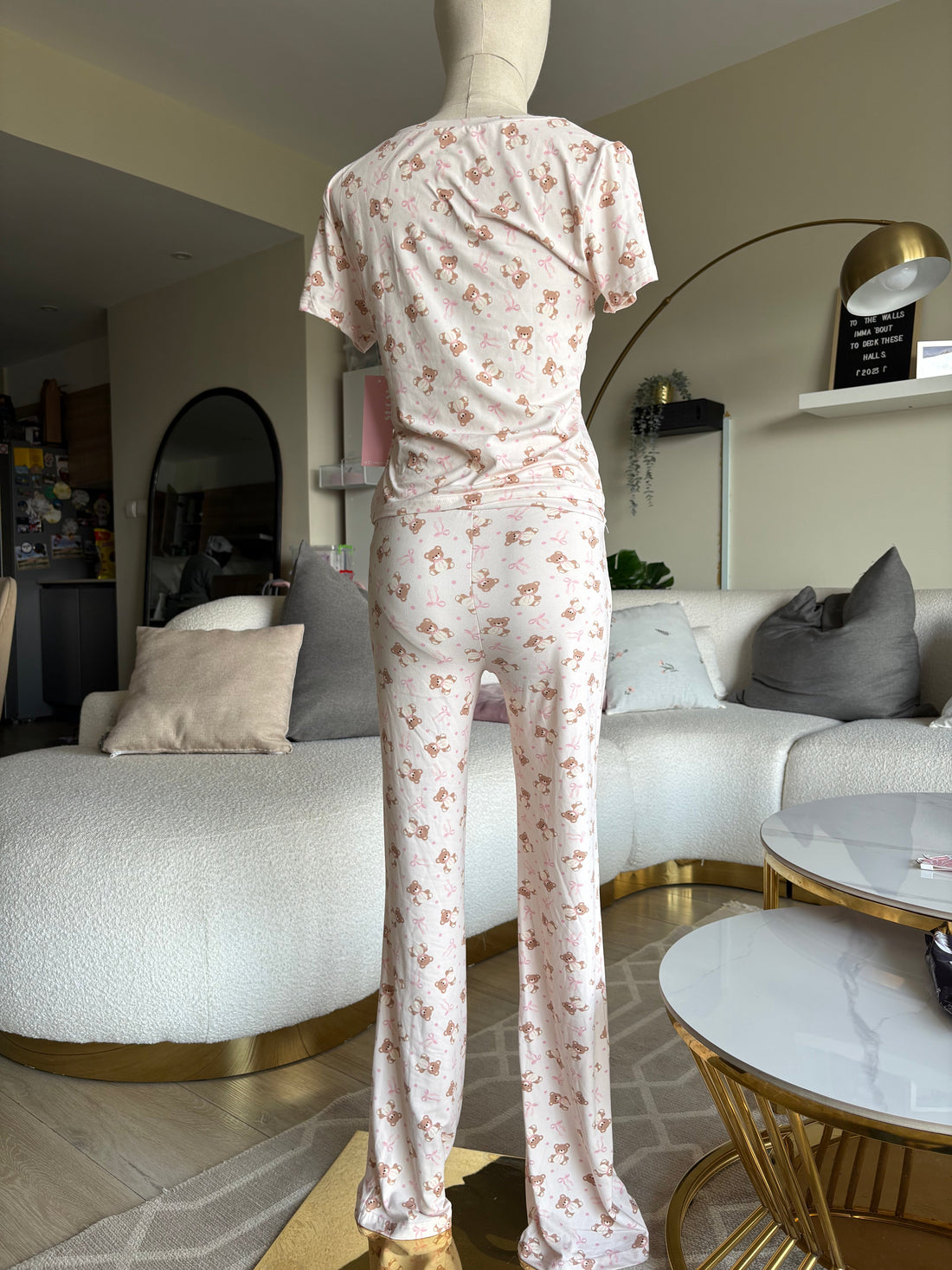 Shosho Lounge Teddy Bear Pink Set