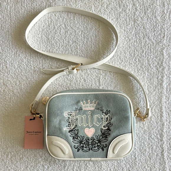 Juicy Couture Lightwash Denim Crossbody