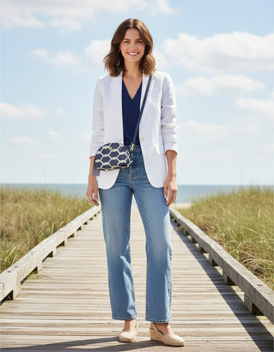 Tommy Nautica Knot Mini Navy Blue Crossbody