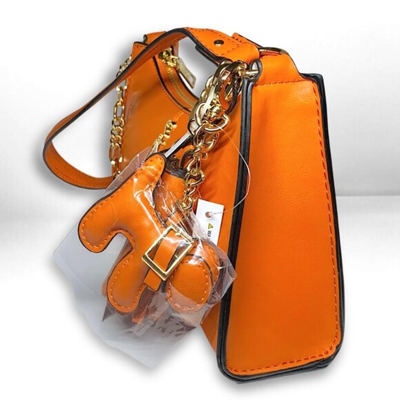 Steve Madden Orange Mini Puppy Charm