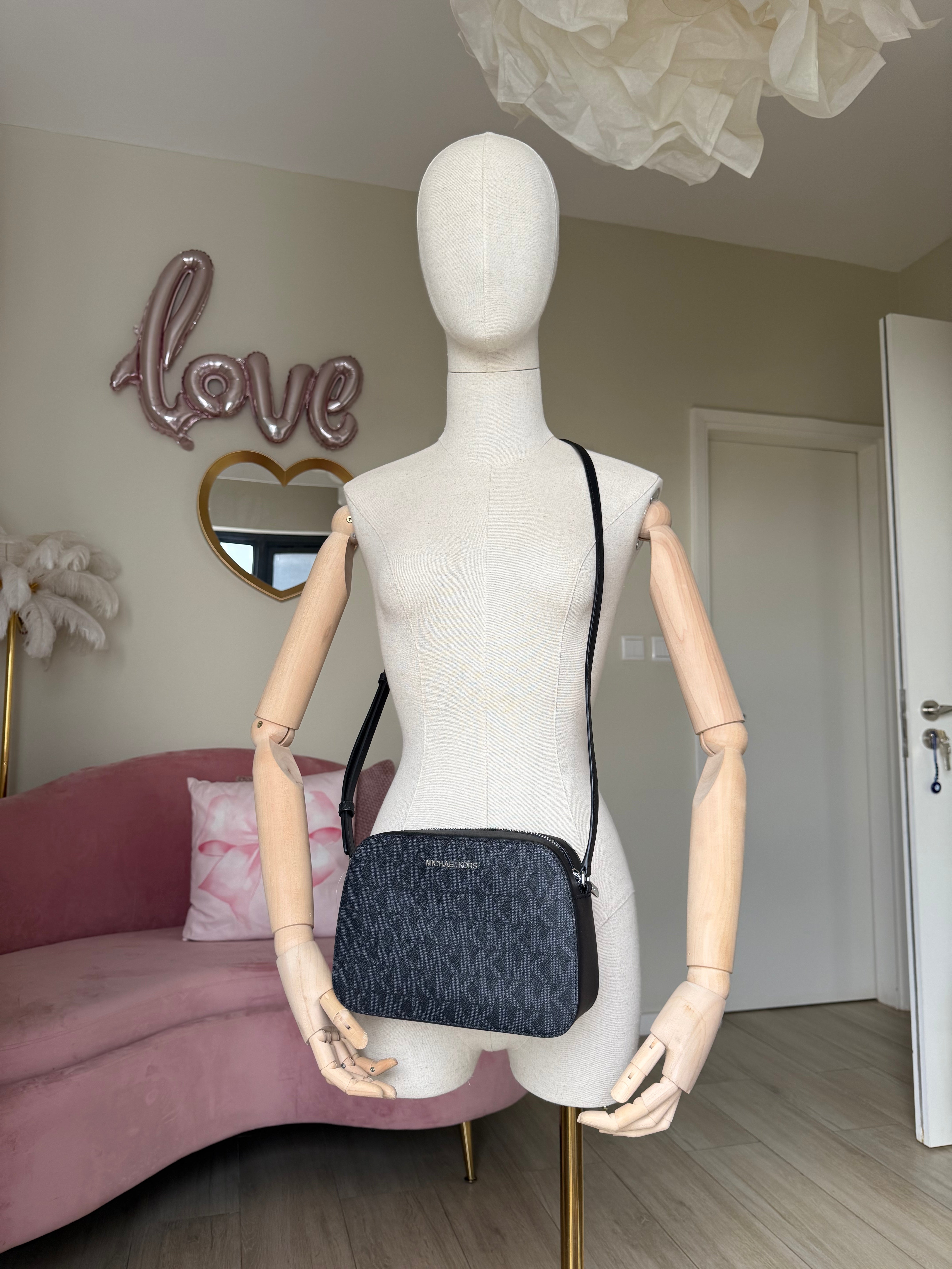 Michael Kors Houston Black Crossbody Bag