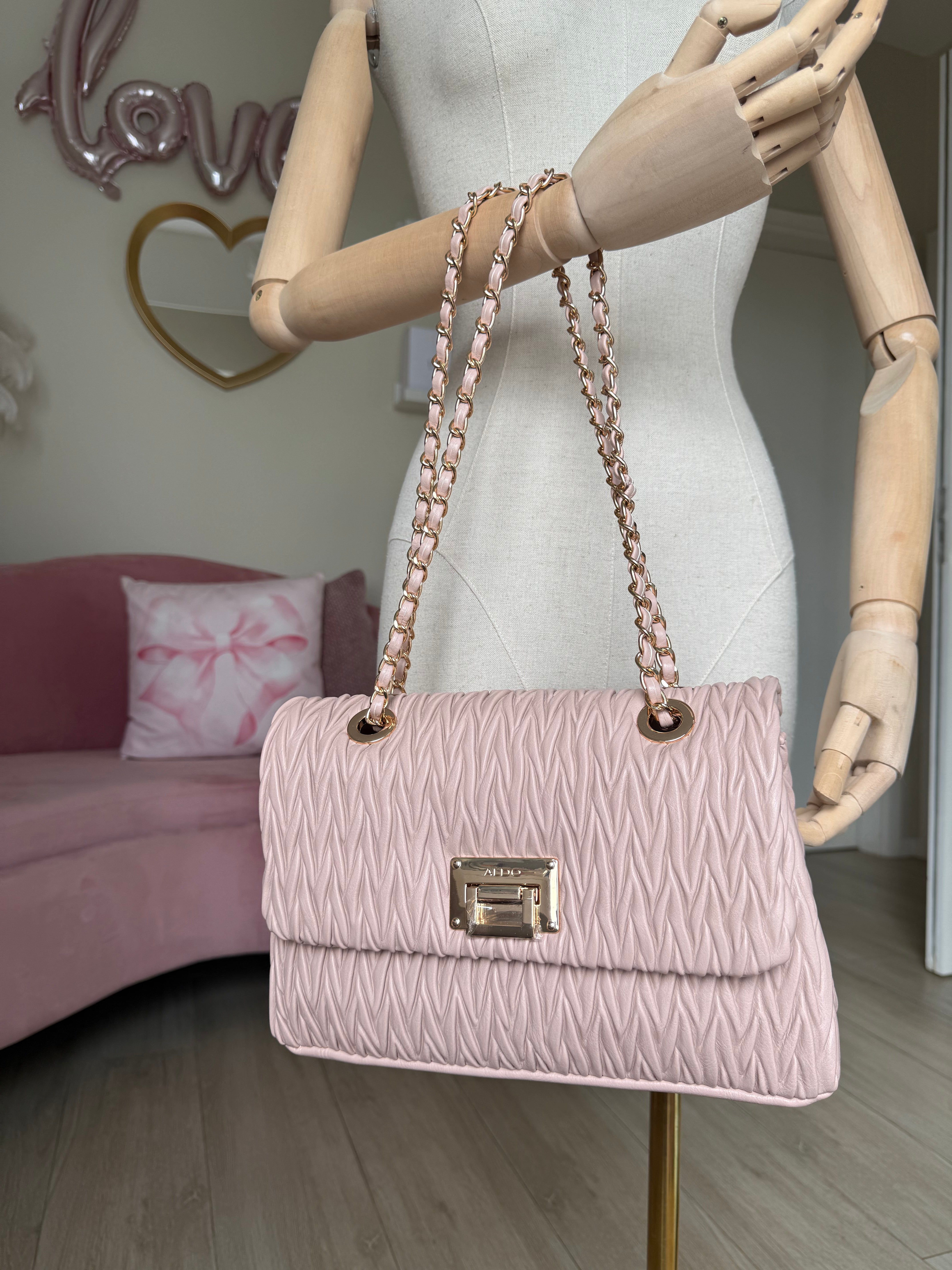 Aldo Dusty Rose Pink Crossbody Bag