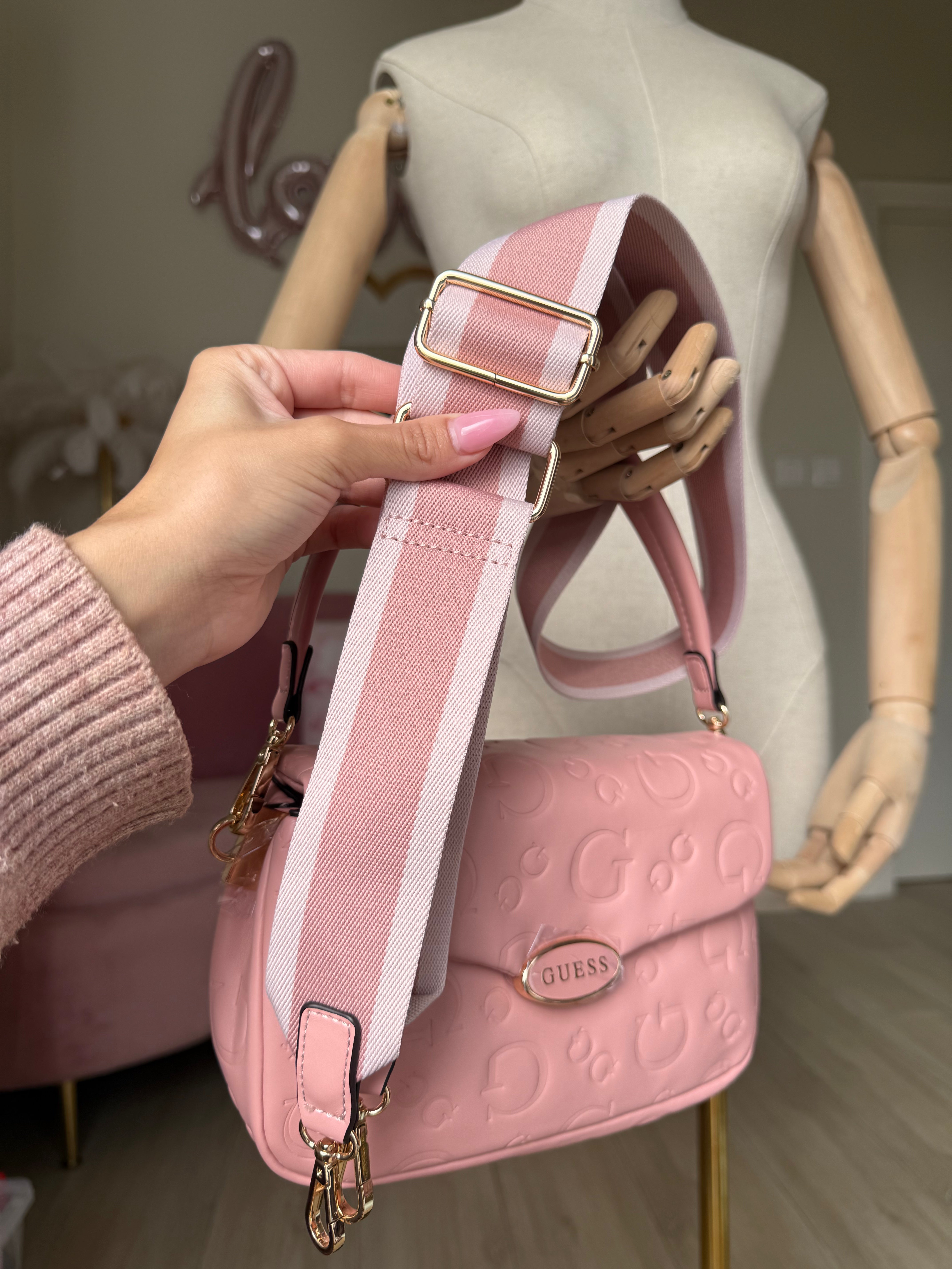 Guess Oak Bank Blush Mini Shoulder Bag