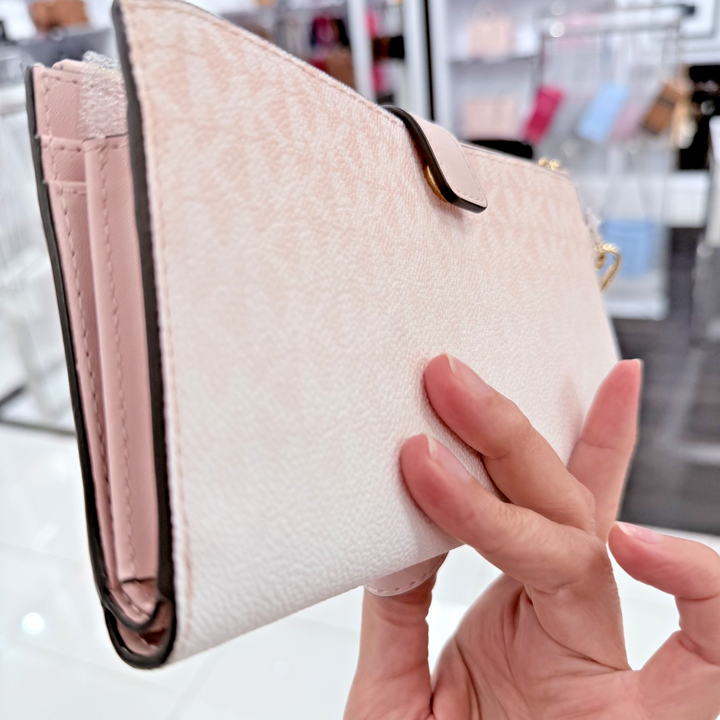 Jet Set Travel Powder Blush Wallet Fold