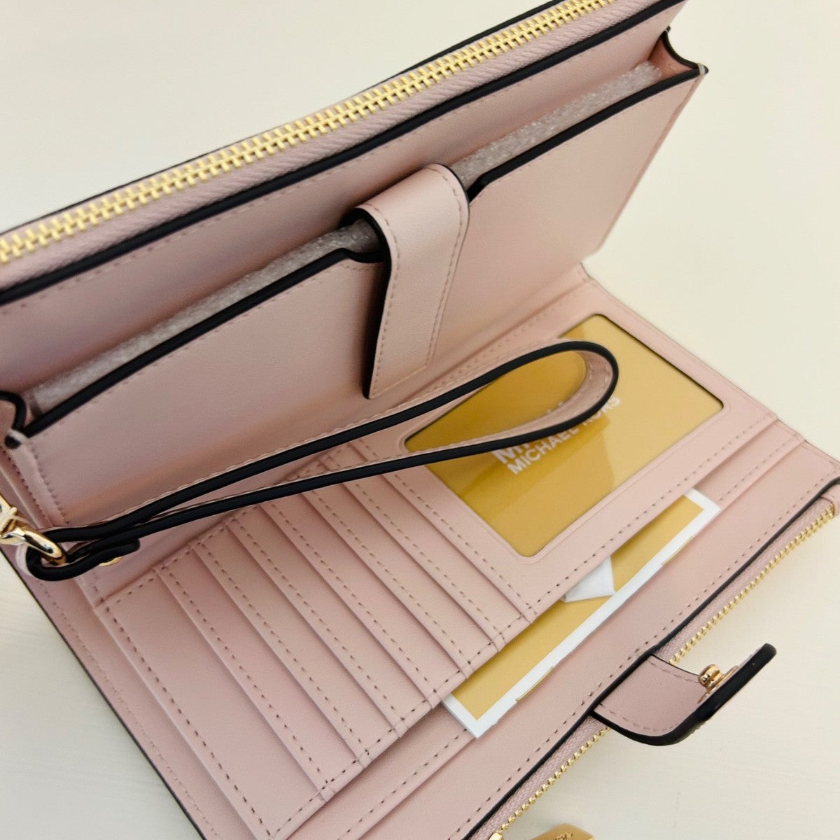 Jet Set Travel Powder Blush Wallet Fold