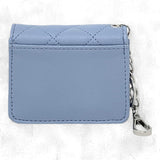 Steve Madden Bwren Blue Flap Wallet with Key