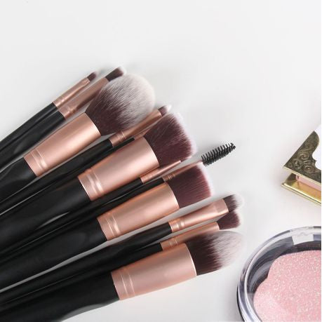 Rose Gold Makeup Brush Set Veniwow